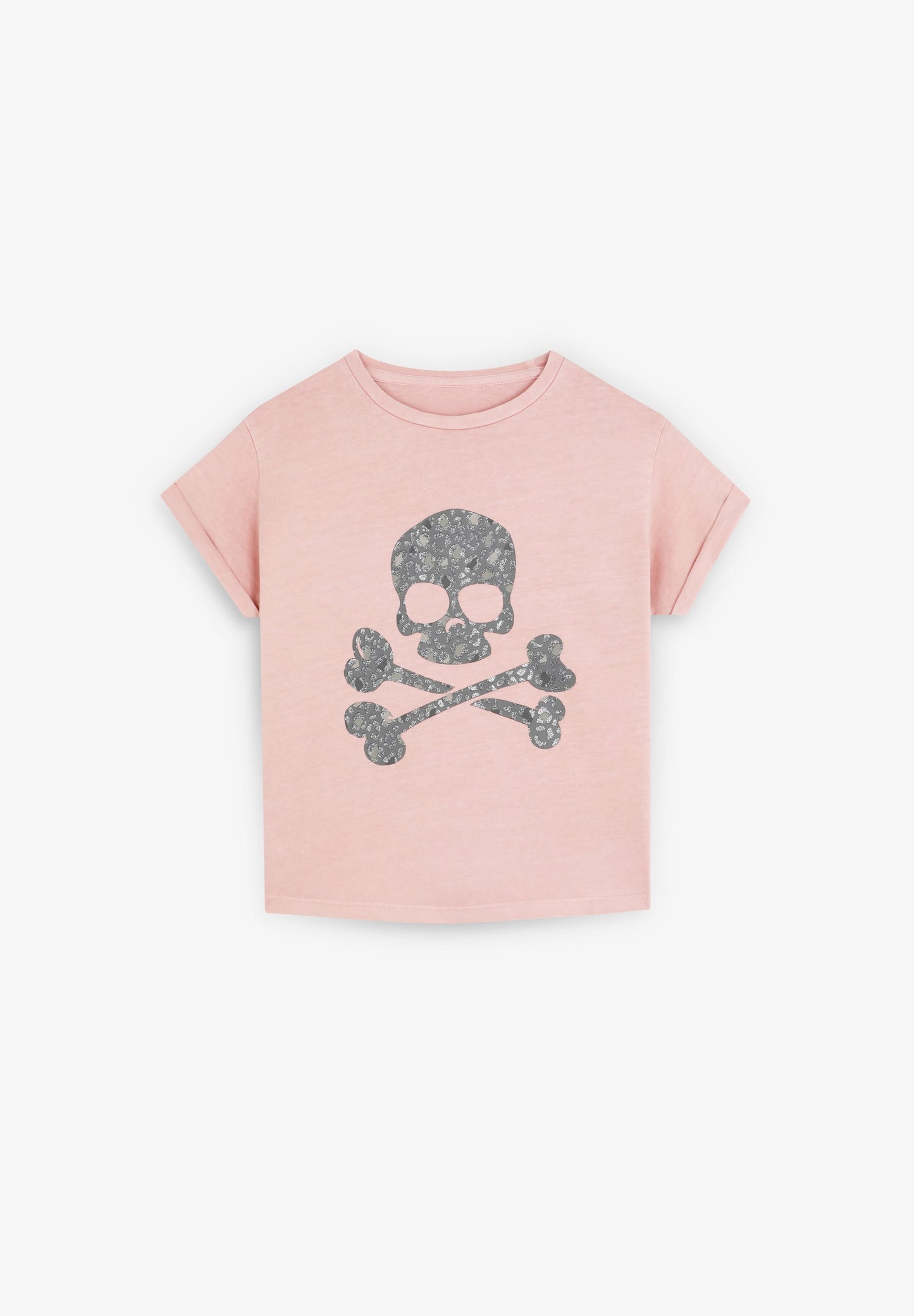 T-SHIRT WITH SKULL PRINT