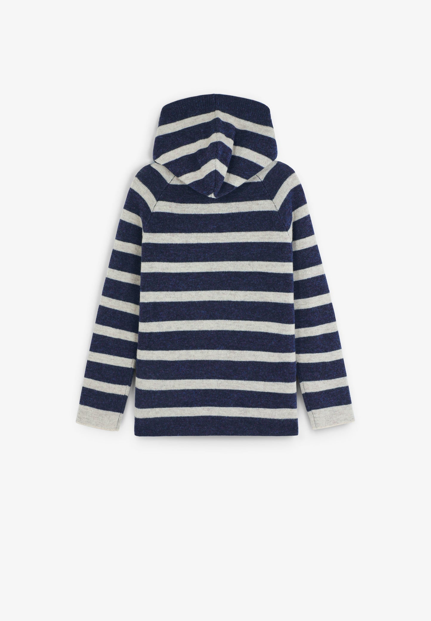 STRIPED KNIT SWEATER WITH SKULL