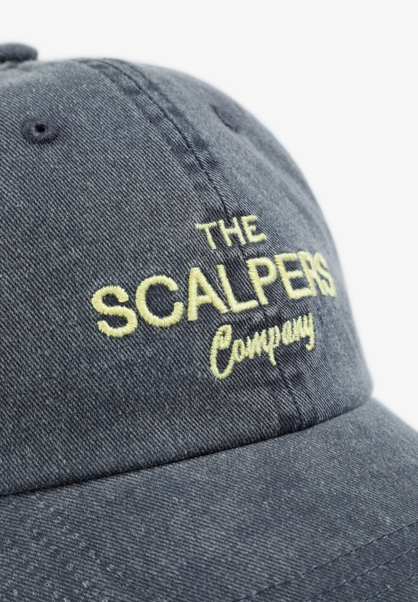FADED-EFFECT EMBROIDERED CAP