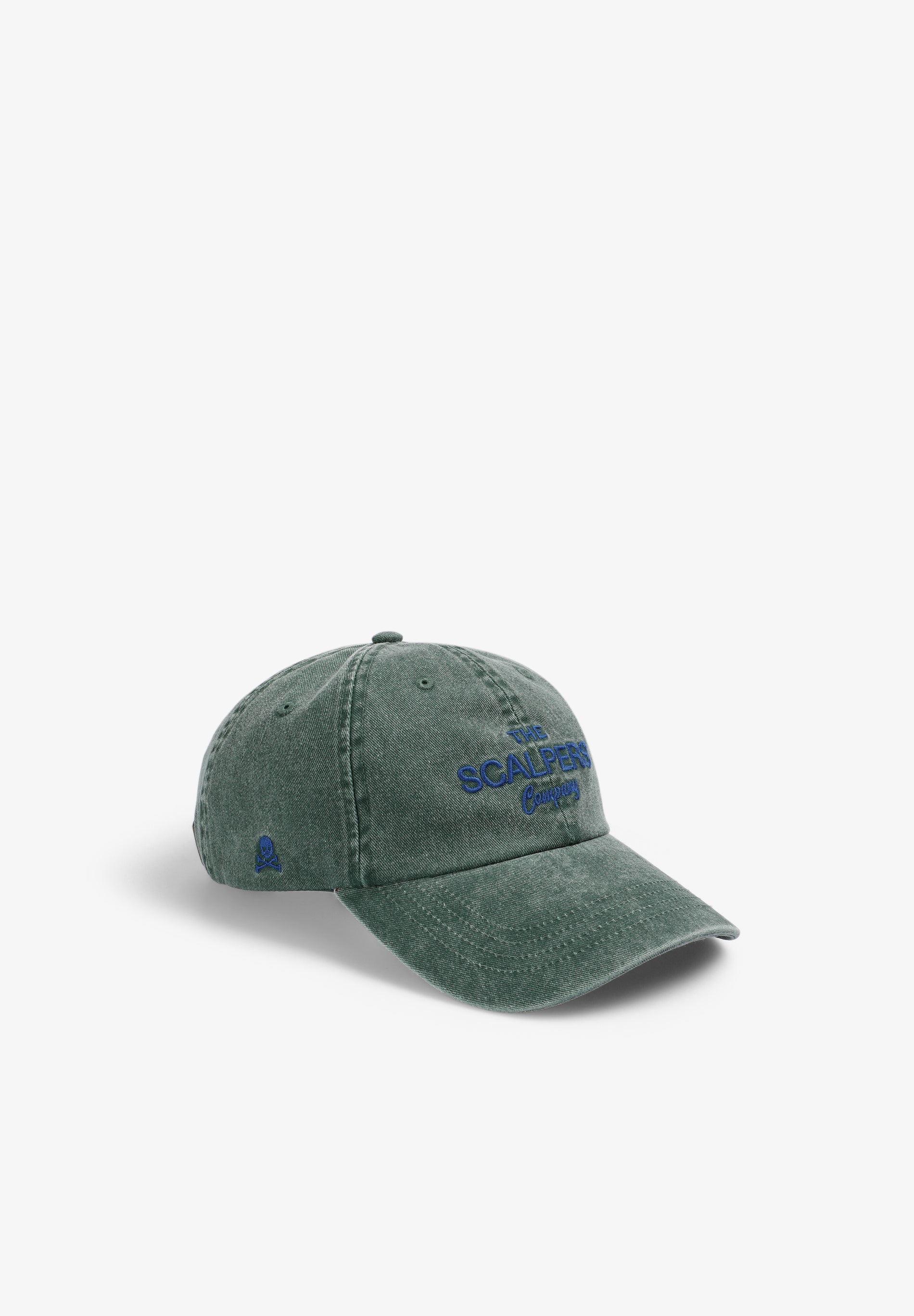 FADED-EFFECT EMBROIDERED CAP