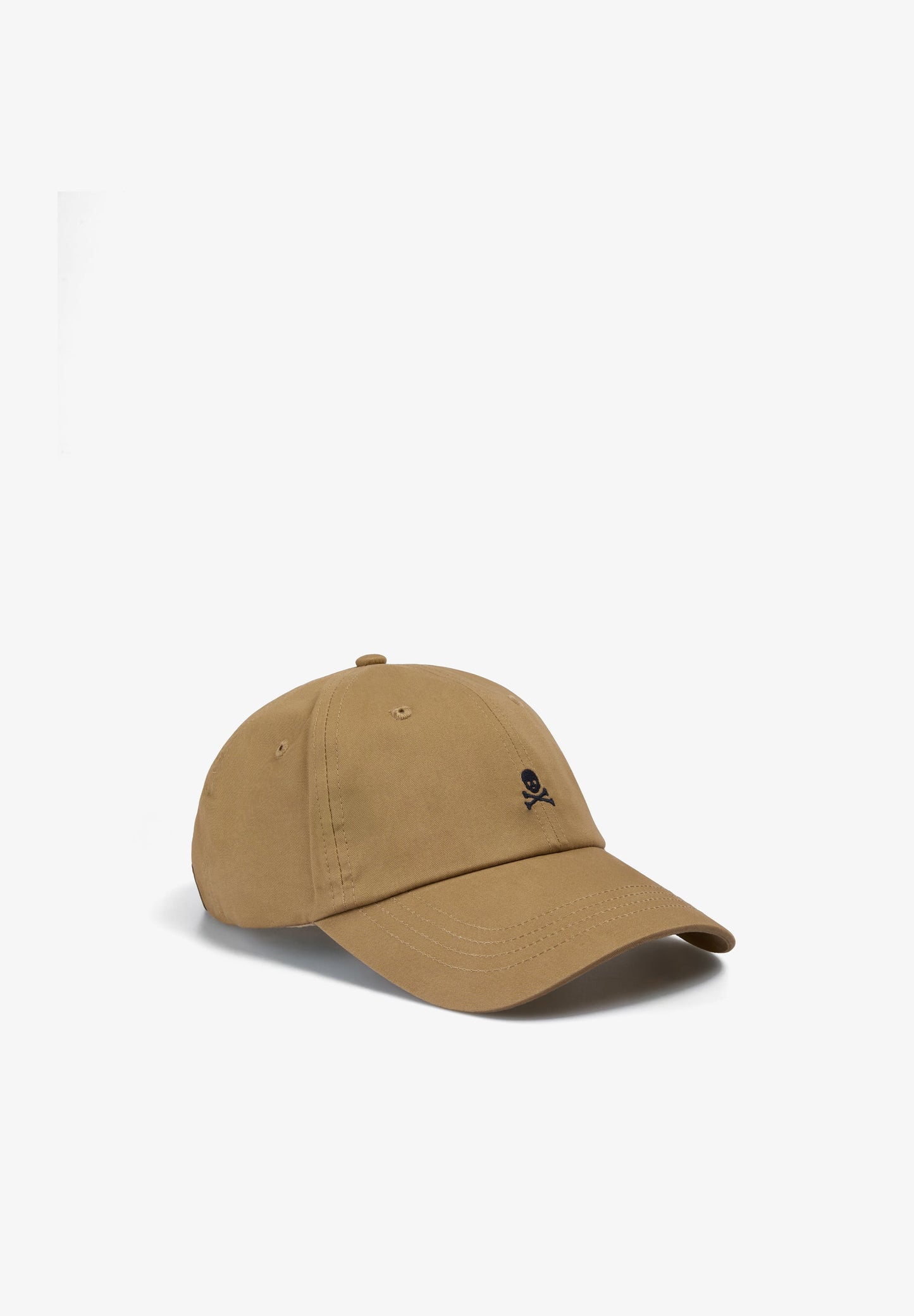 CAP WITH CONTRAST SKULL
