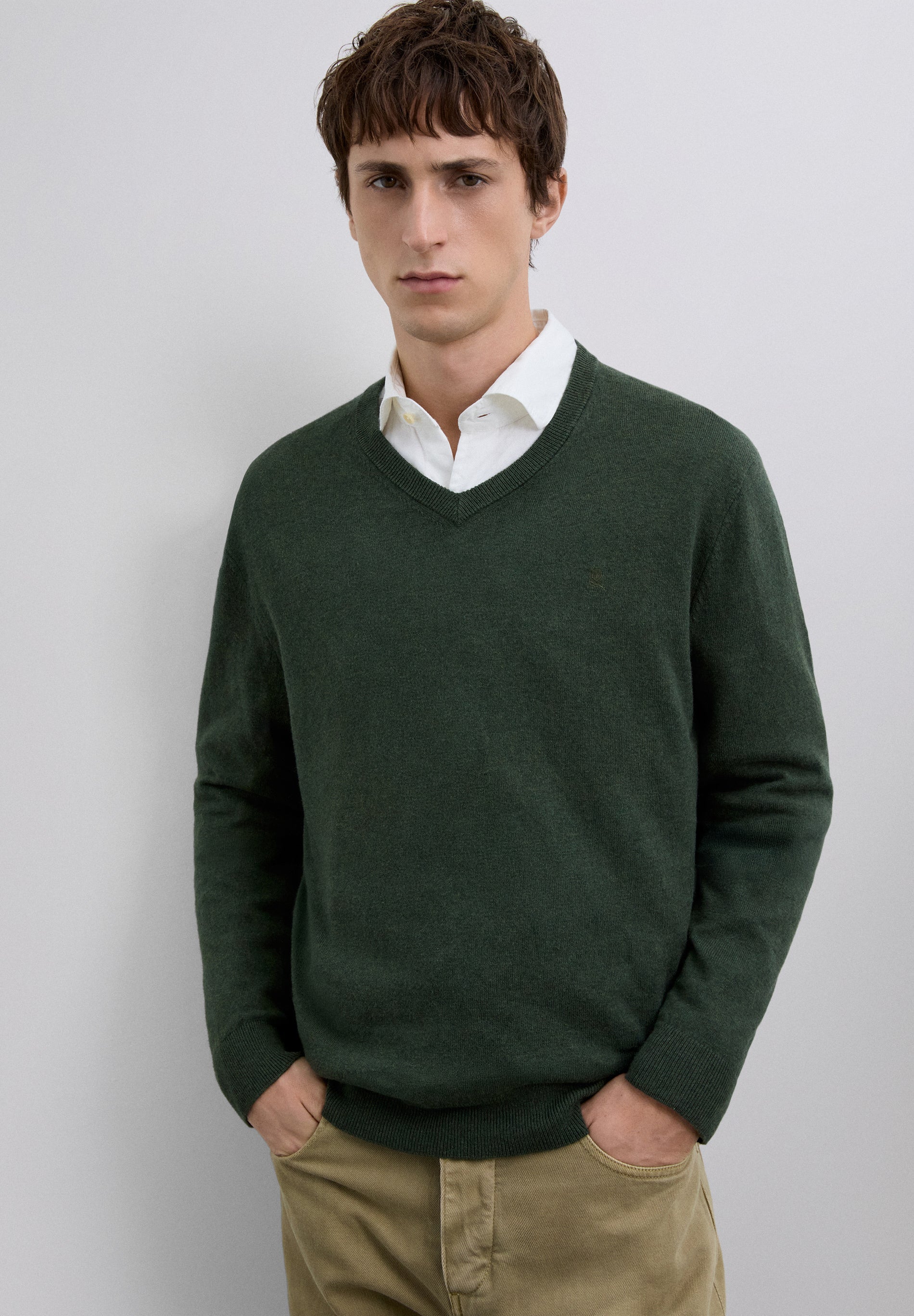 JERSEY CUELLO PICO CON CASHMERE - Scalpers