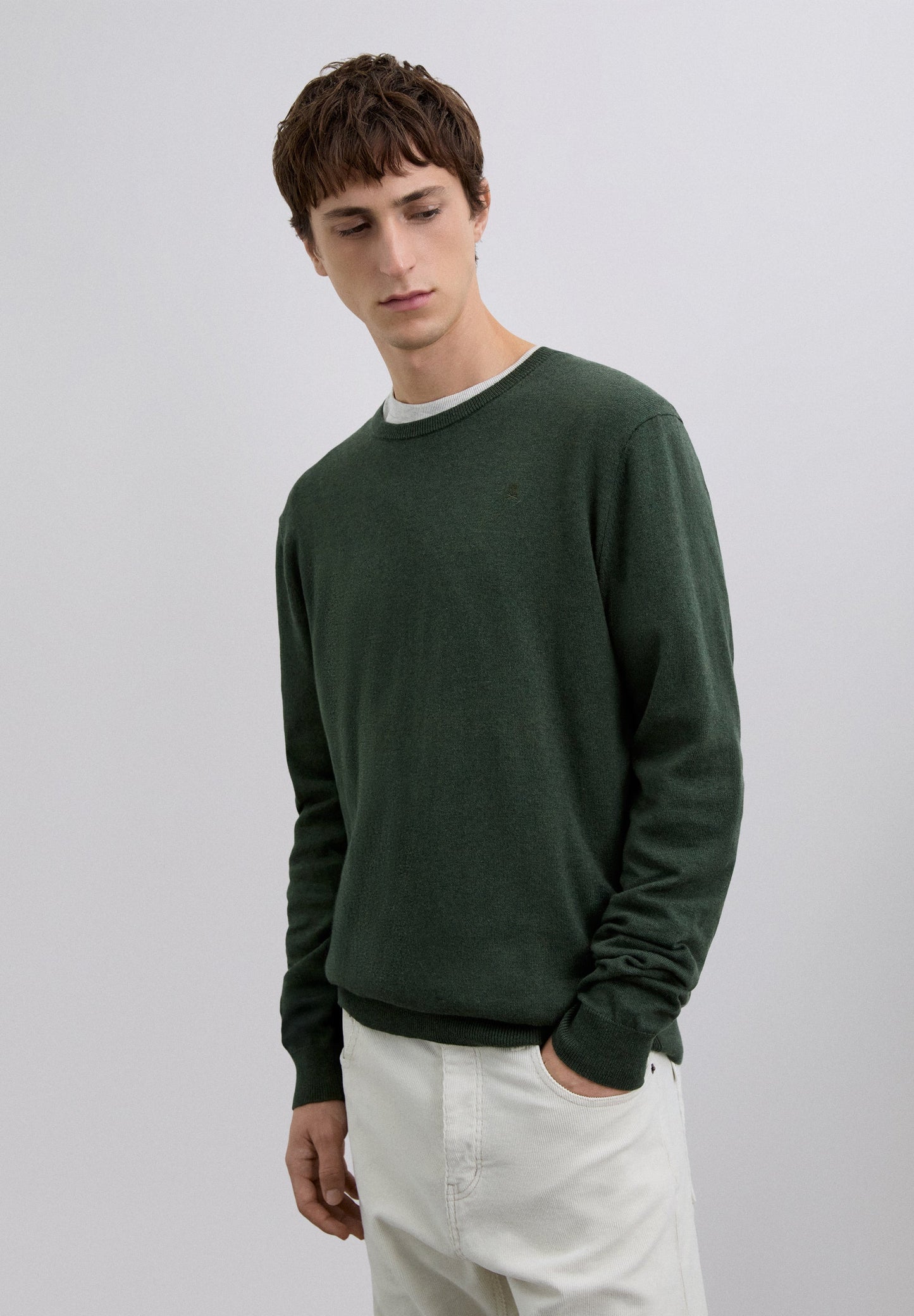 CASHMERE AND COTTON SWEATER