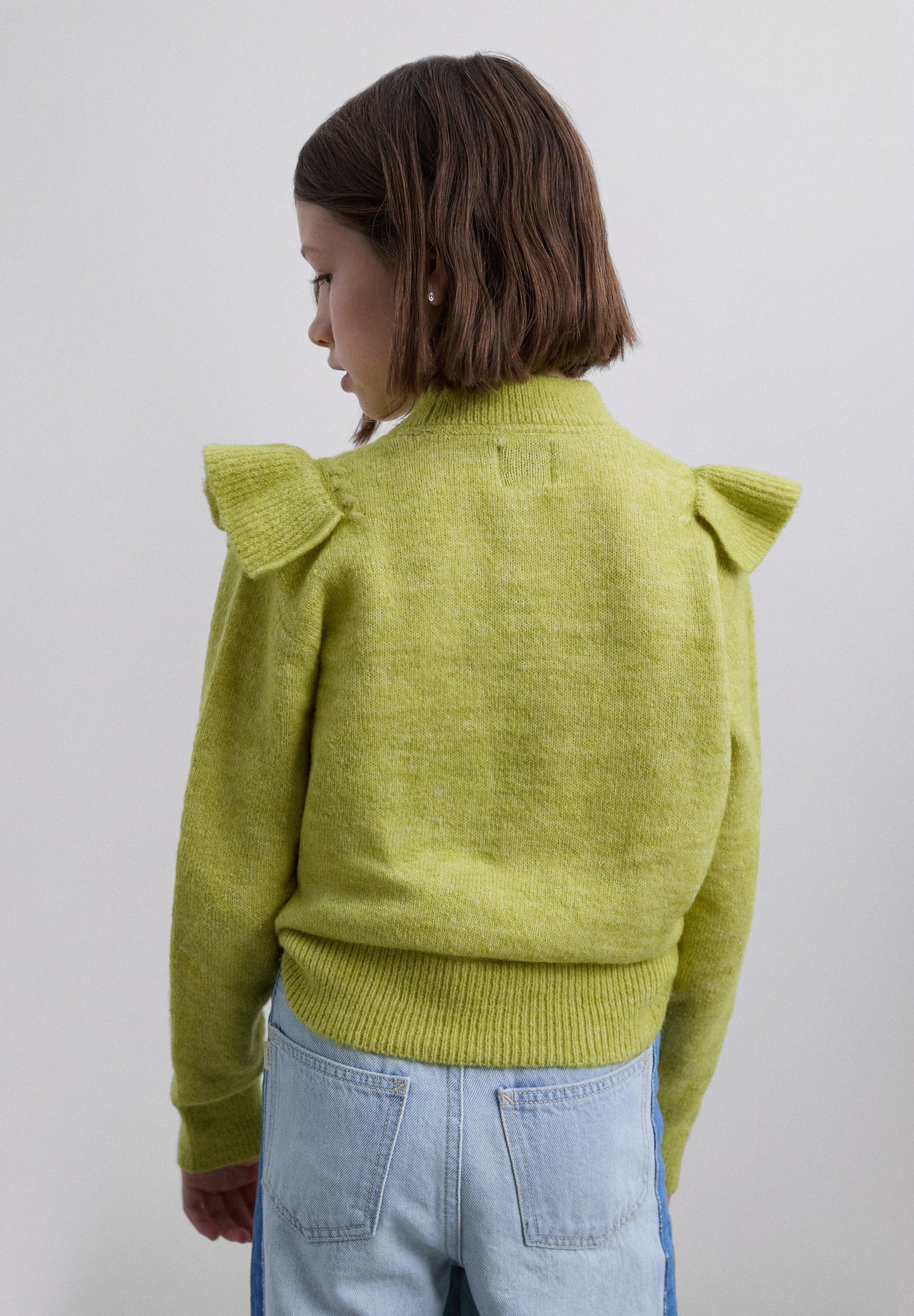 SWEATER WITH RUFFLES