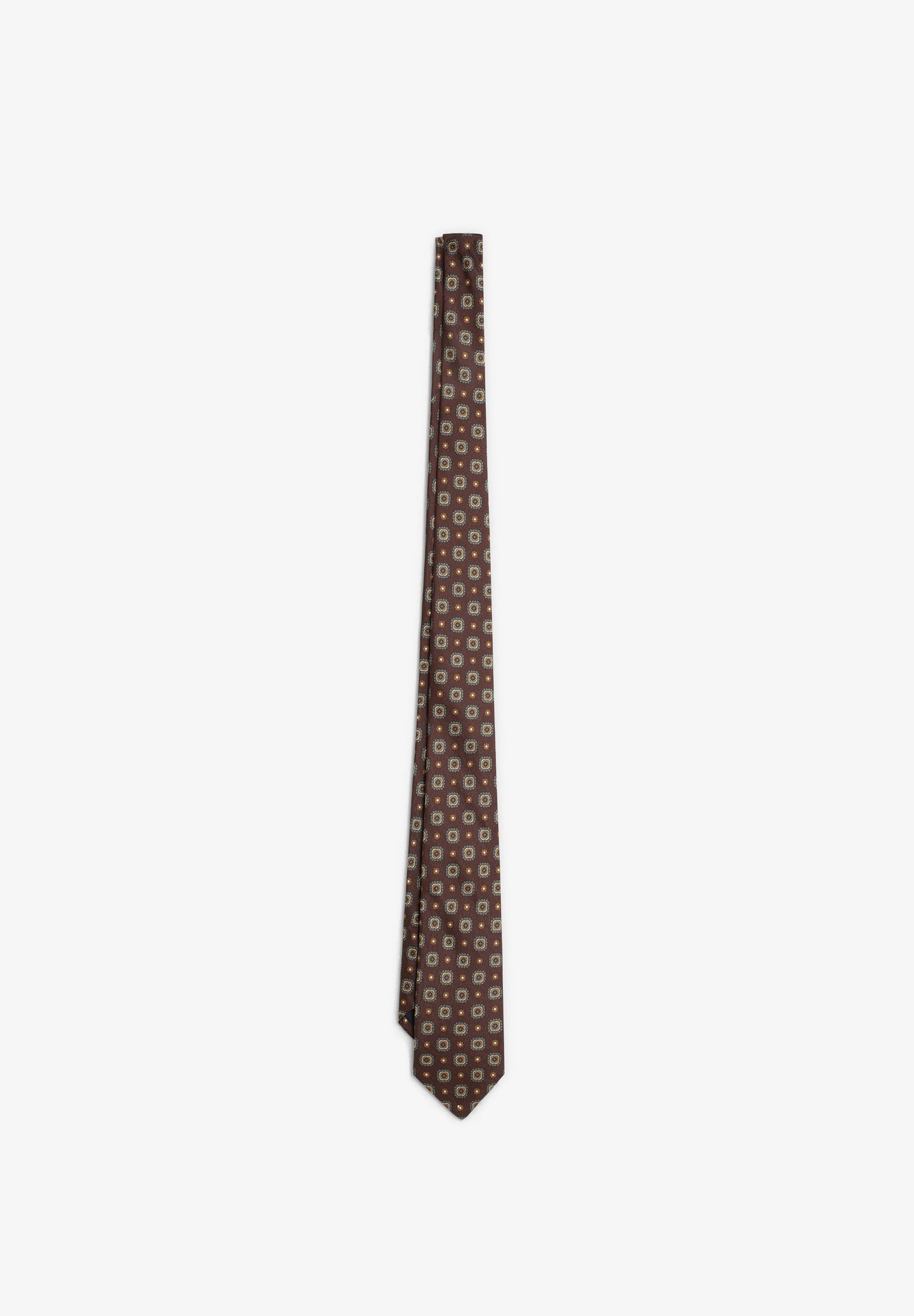 SILK FLORAL PRINT TIE