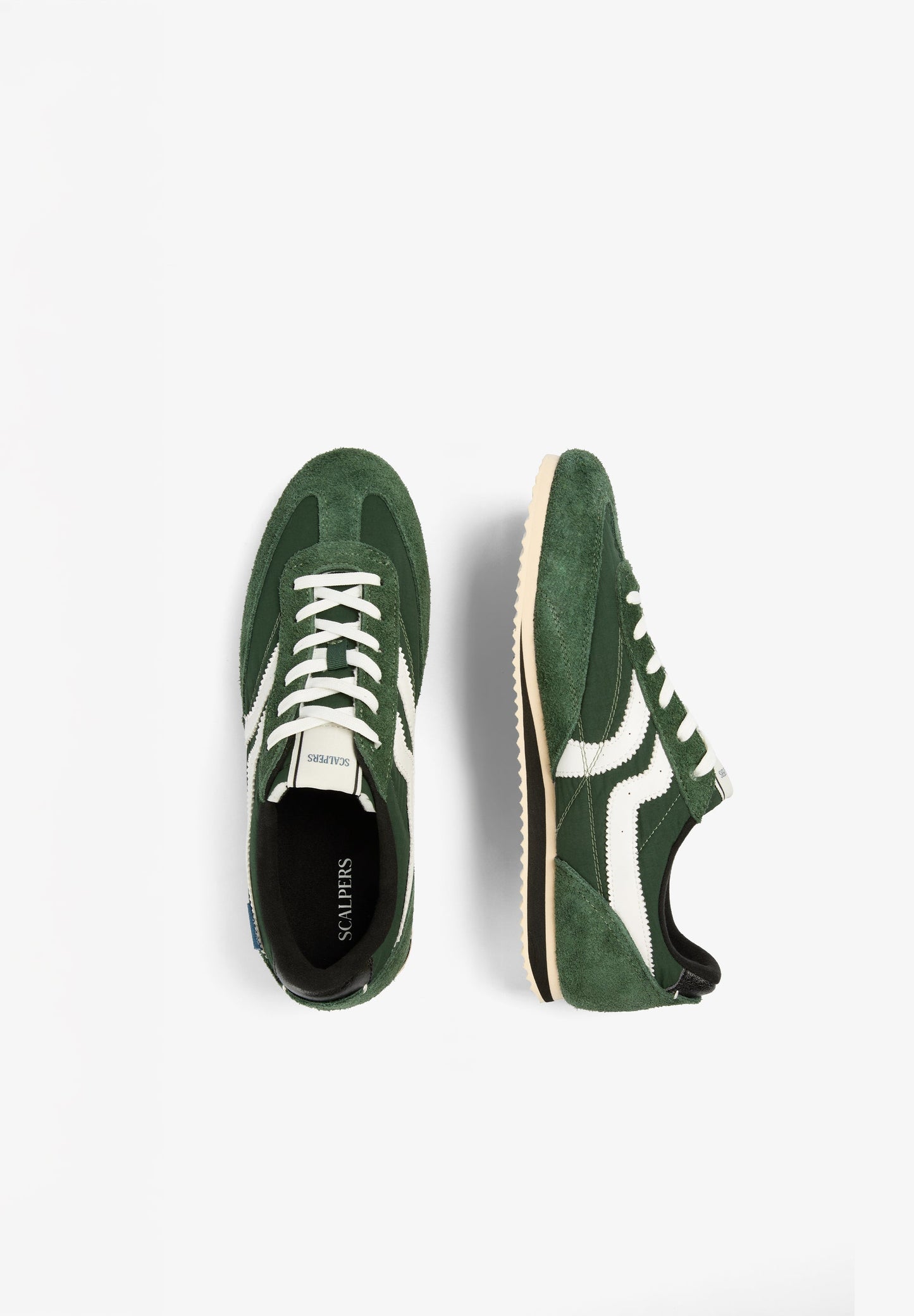 SUEDE COMBINATION RETRO SNEAKERS