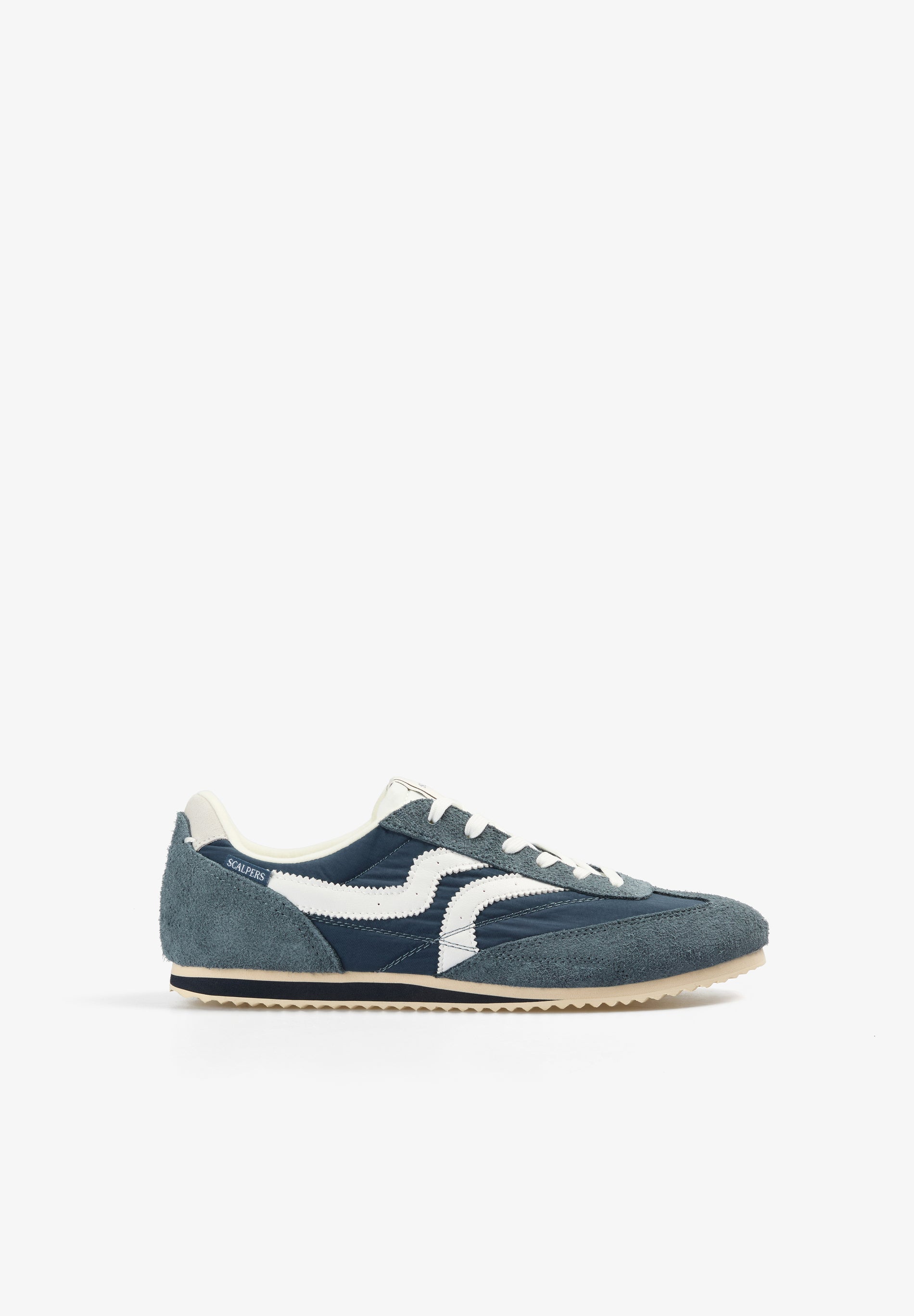 SUEDE COMBINATION RETRO SNEAKERS