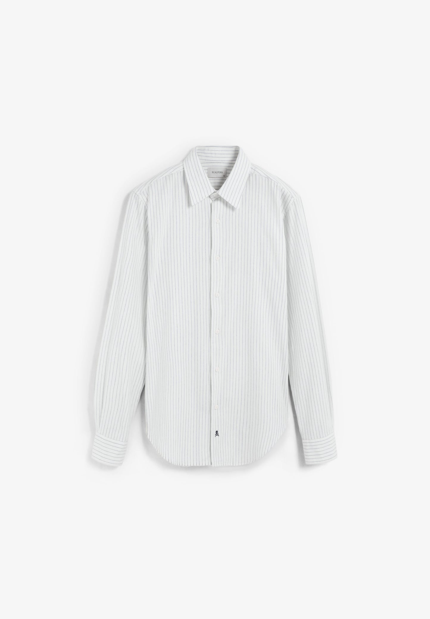 STRIPED BRUSHED COTTON SHIRT