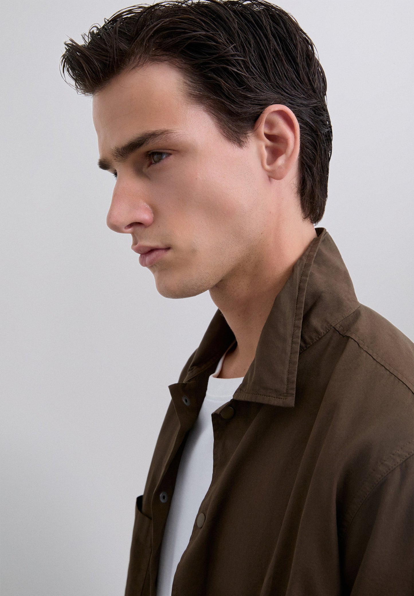 CLASSIC COLLARED OVERSHIRT