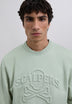 SWEATSHIRT WITH RAISED LOGO
