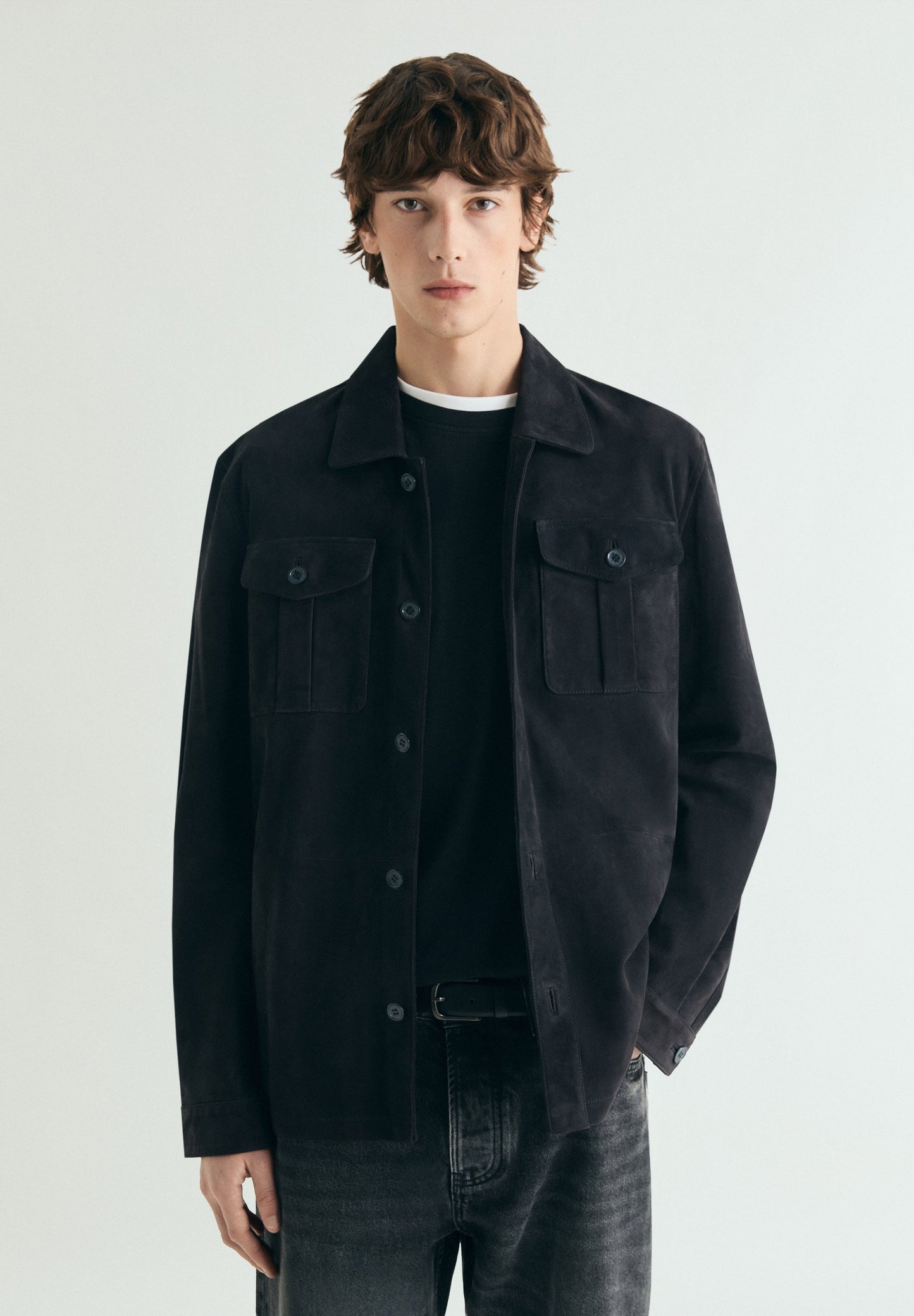 EMBROIDERED WASHED EFFECT SHIRT