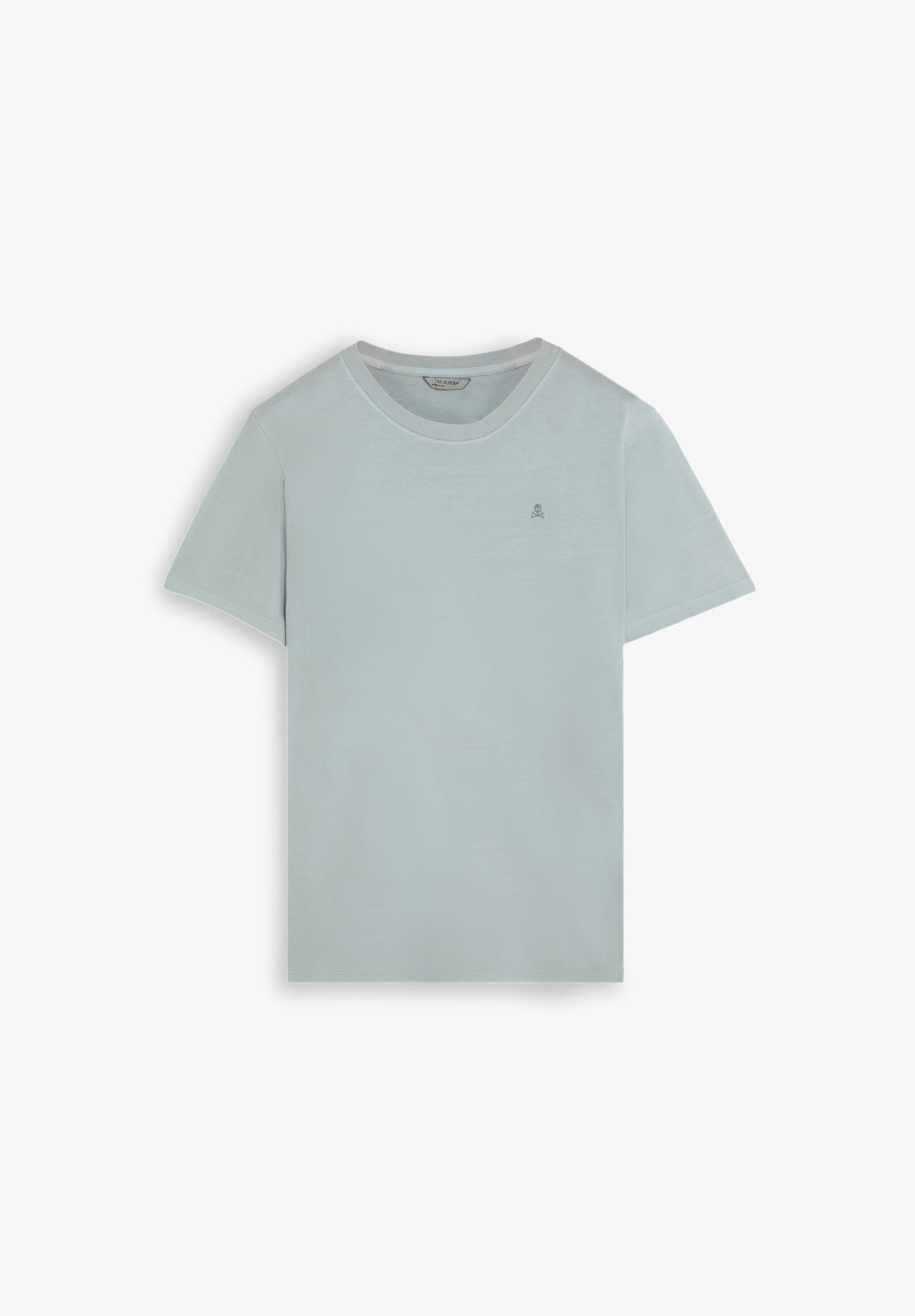 EMBROIDERED WASHED EFFECT T-SHIRT