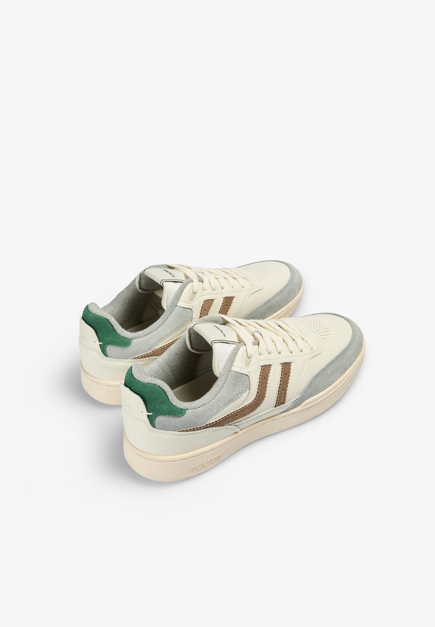 CONTRAST SUEDE SNEAKERS