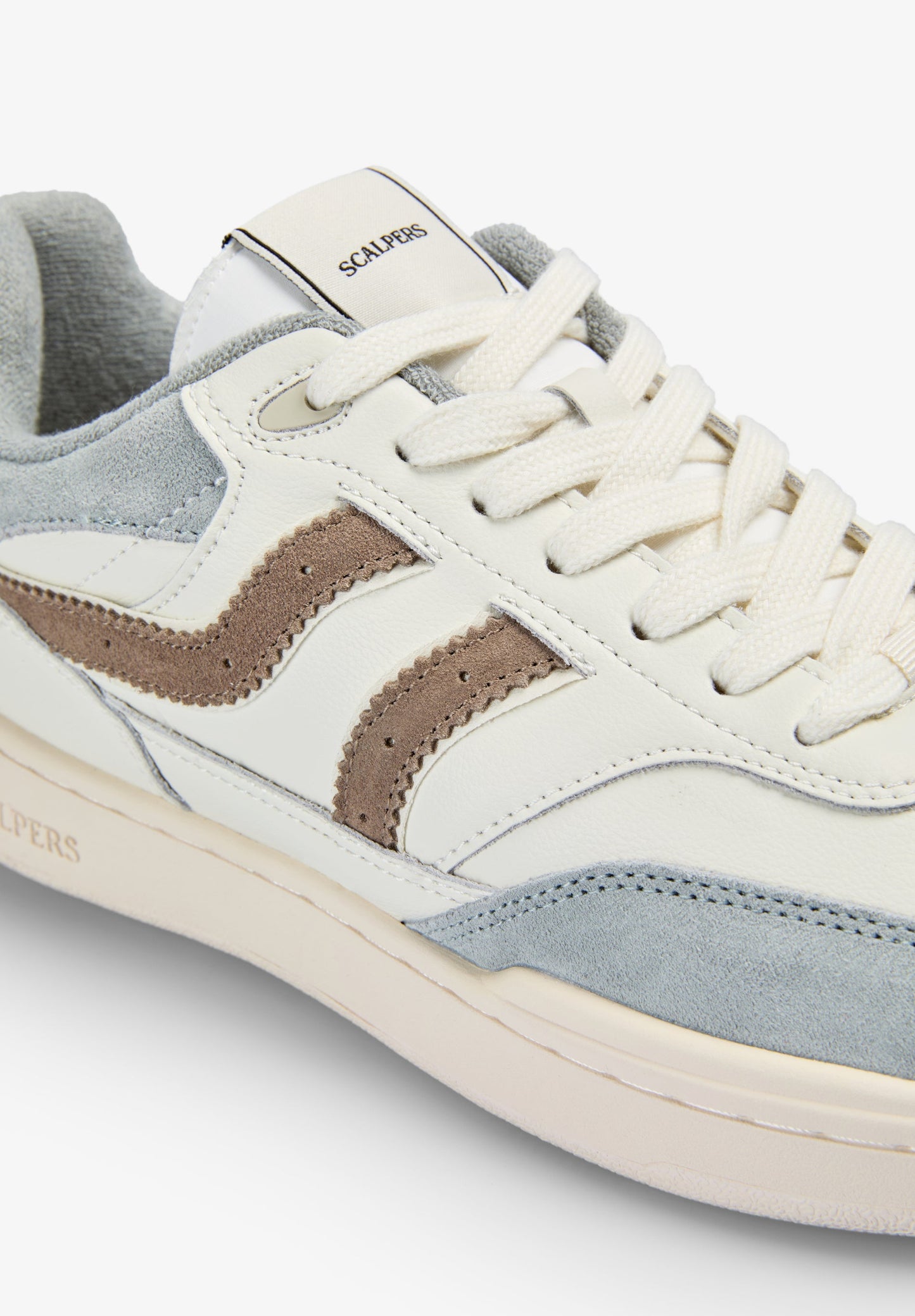 CONTRAST SUEDE SNEAKERS