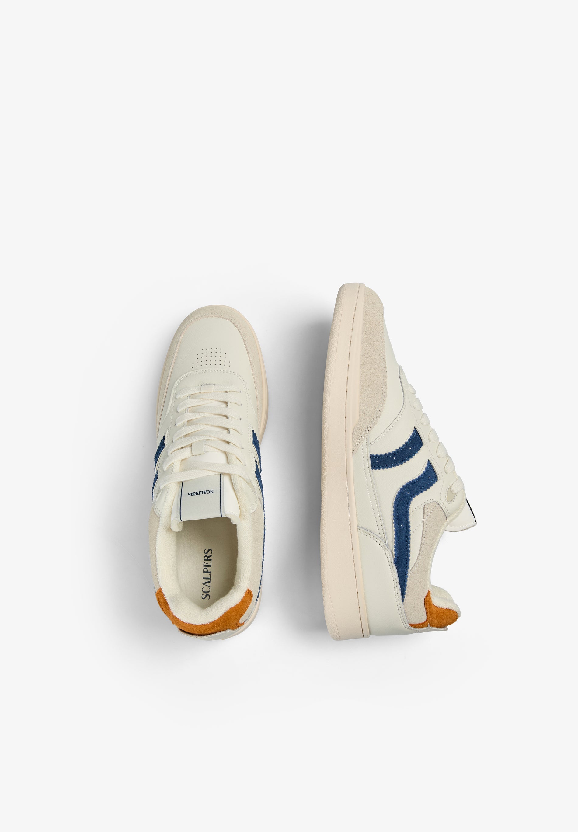 CONTRAST SUEDE SNEAKERS