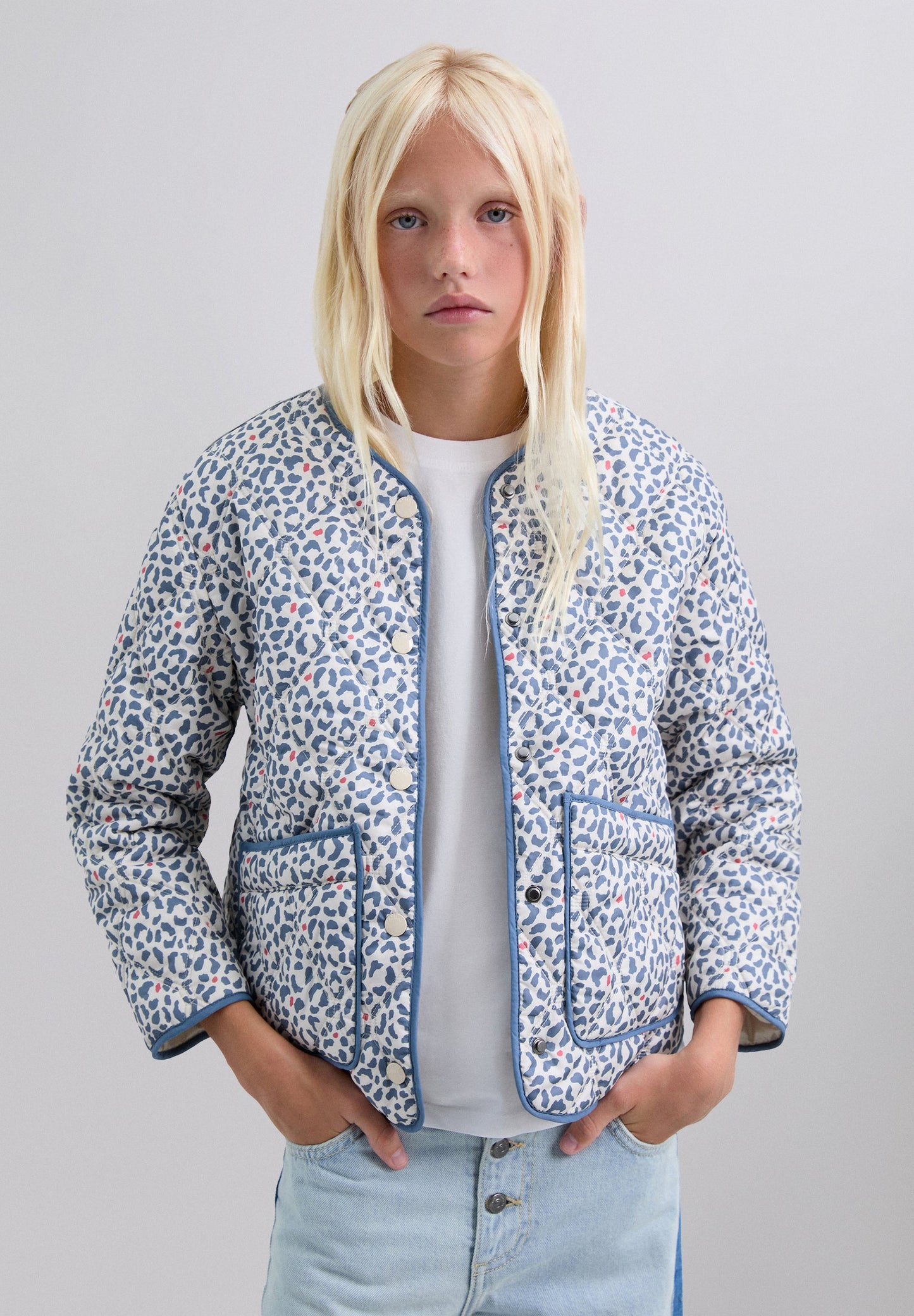 ANIMAL PRINT PUFFER JACKET