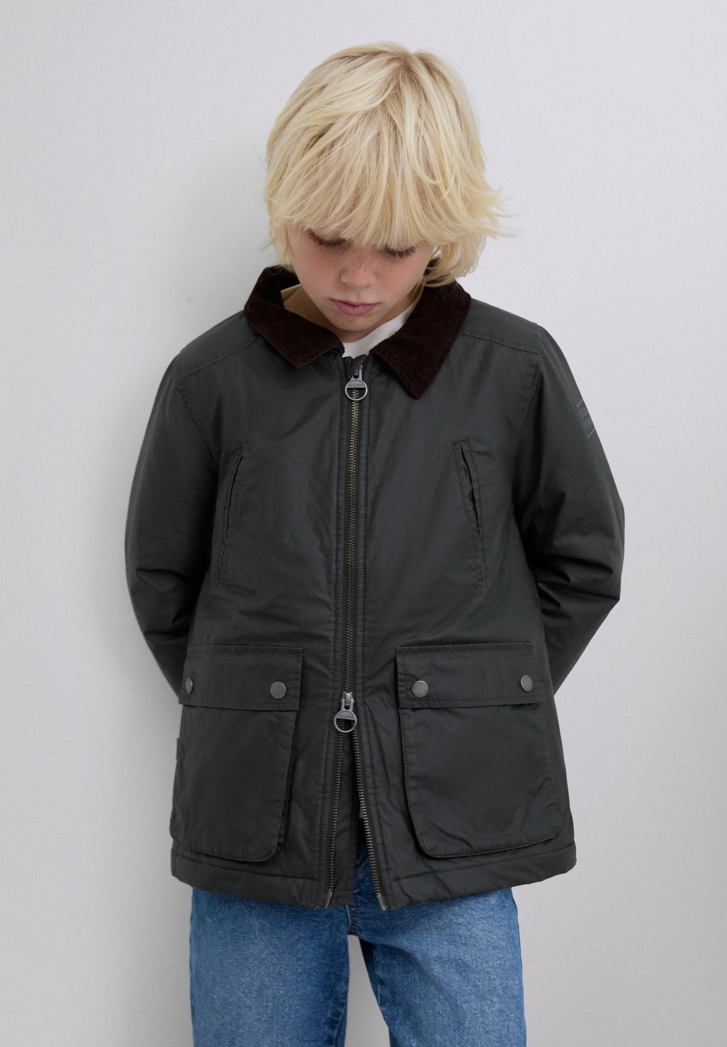 GECOATE PARKA BINNENKANT CORDUROY