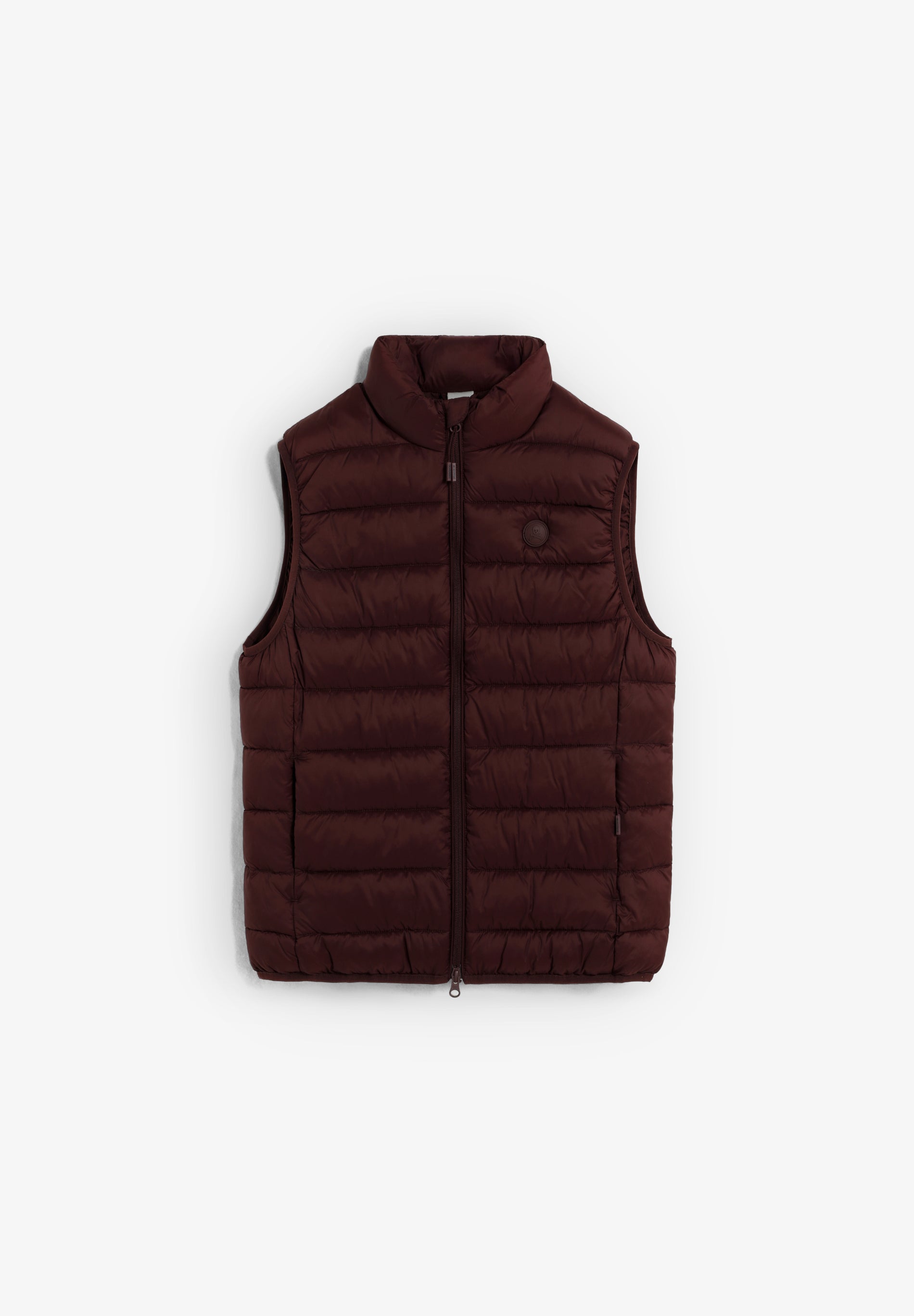 PUFFER GILET WITH SKULL