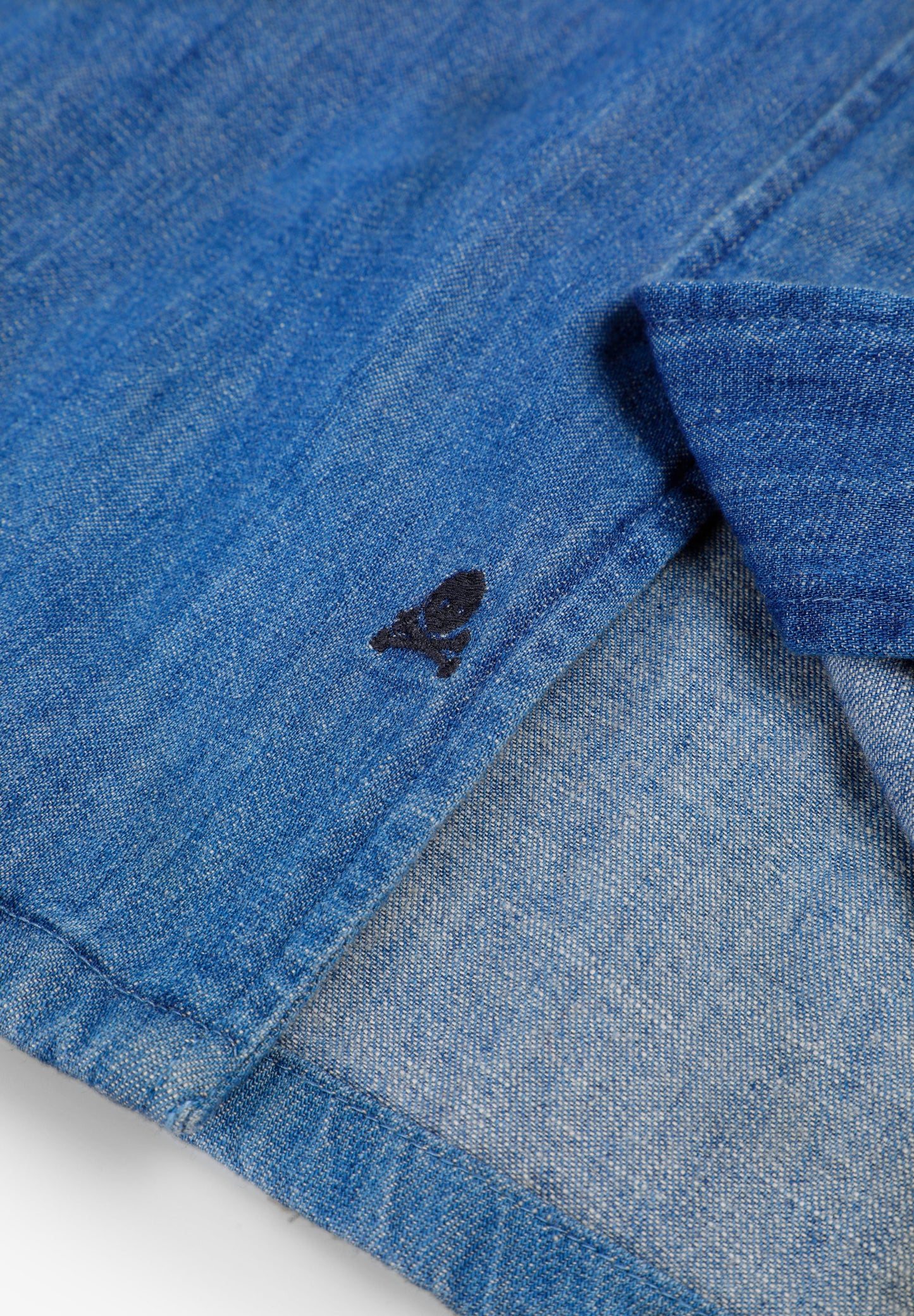 RELAXED DENIM RESORT SHIRT