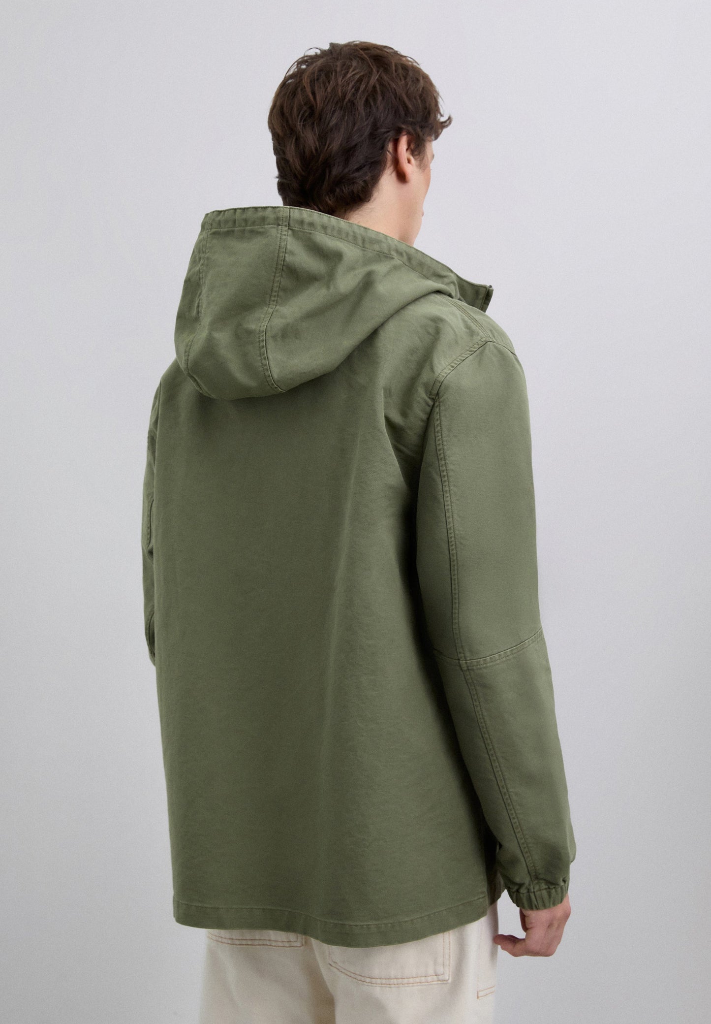 COTTON JACKET WITH HOOD