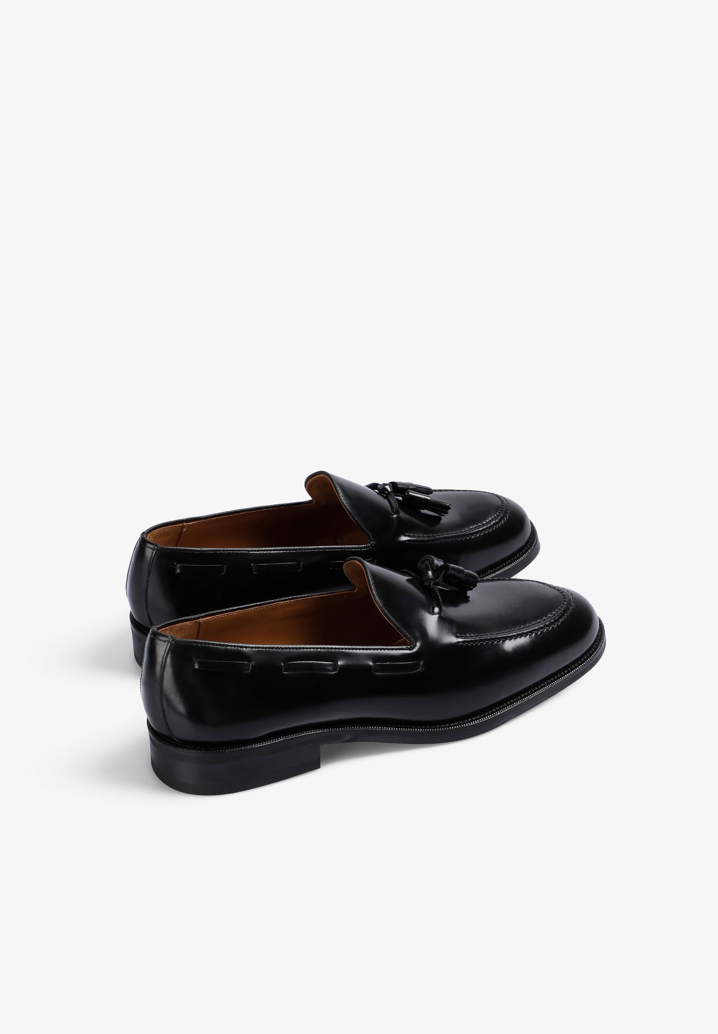 SMART LEATHER LOAFERS WITH TASSELS