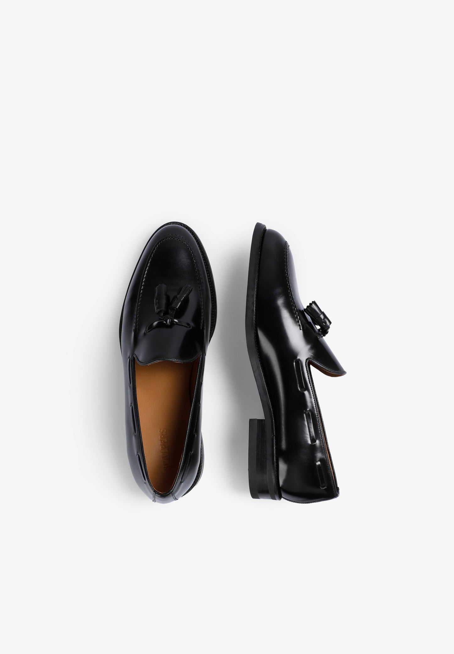 SMART LEATHER LOAFERS WITH TASSELS