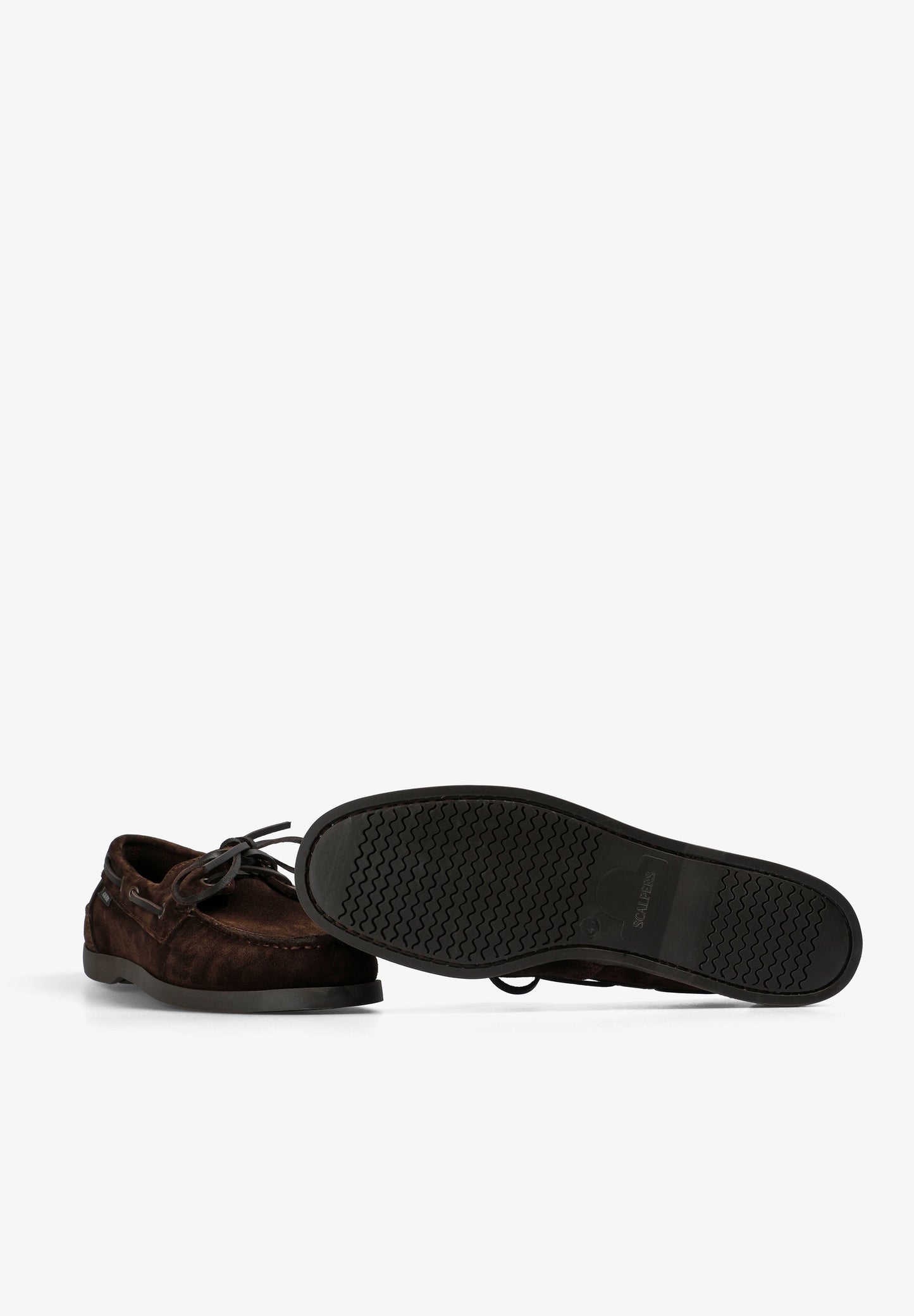PLAIN LEATHER DECK SHOES