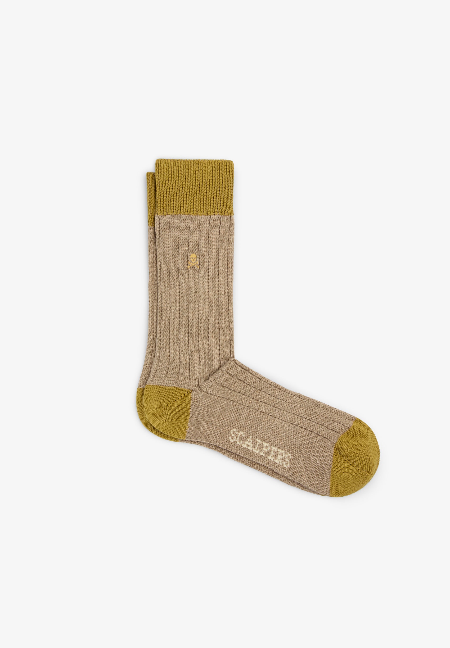 CONTRAST ORGANIC COTTON SOCKS