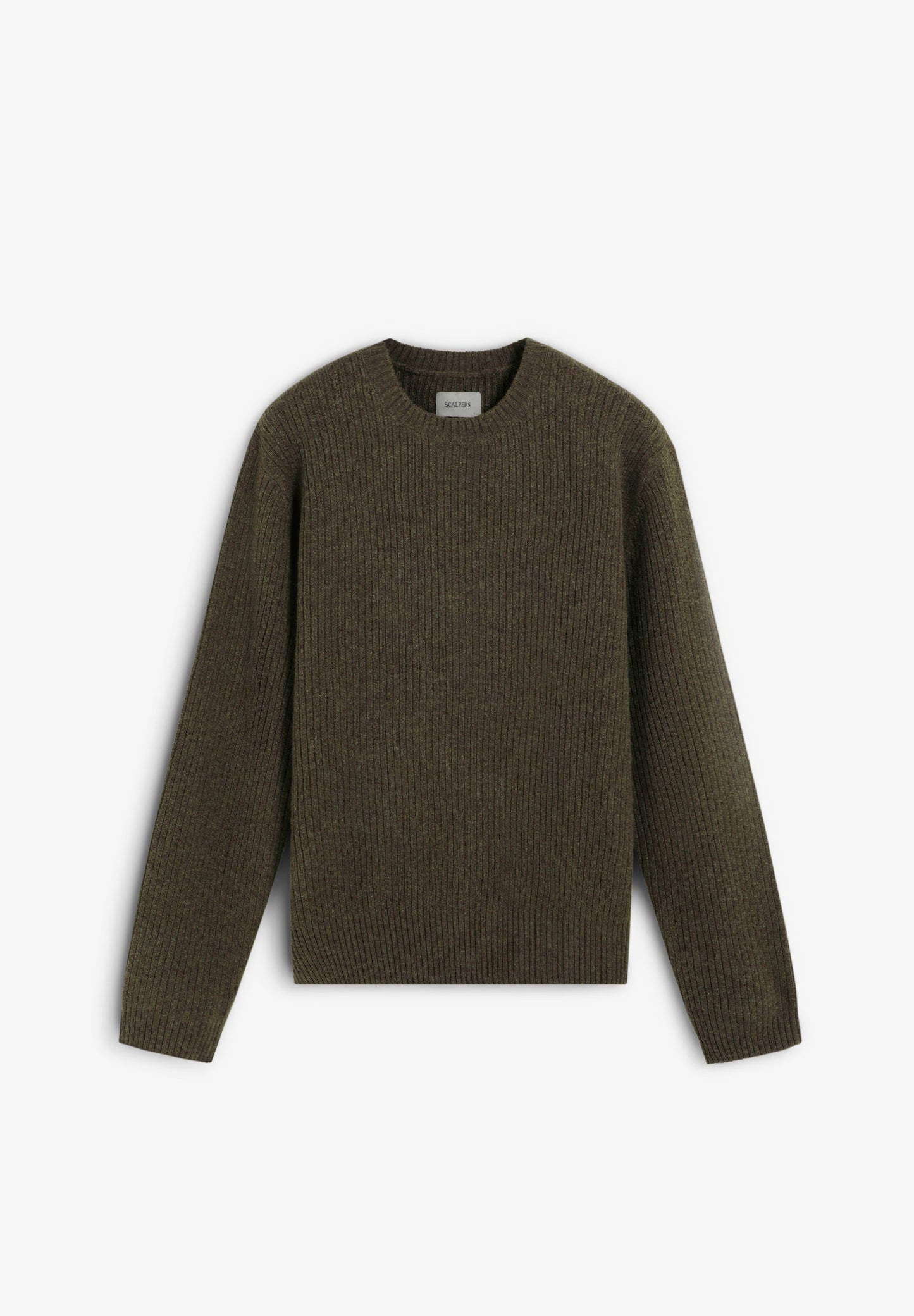 RIBBED MERINO WOOL SWEATER