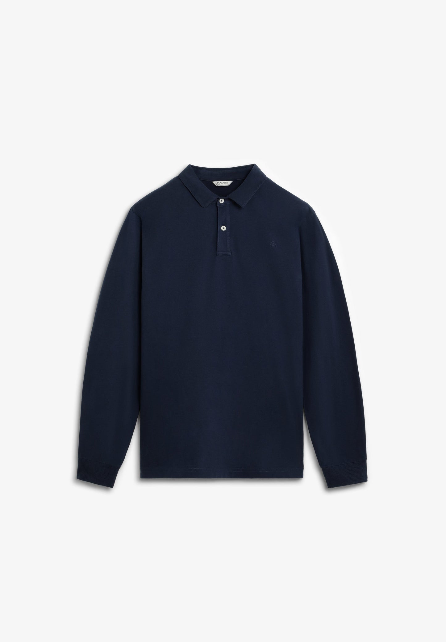 LONG SLEEVE COTTON POLO SHIRT