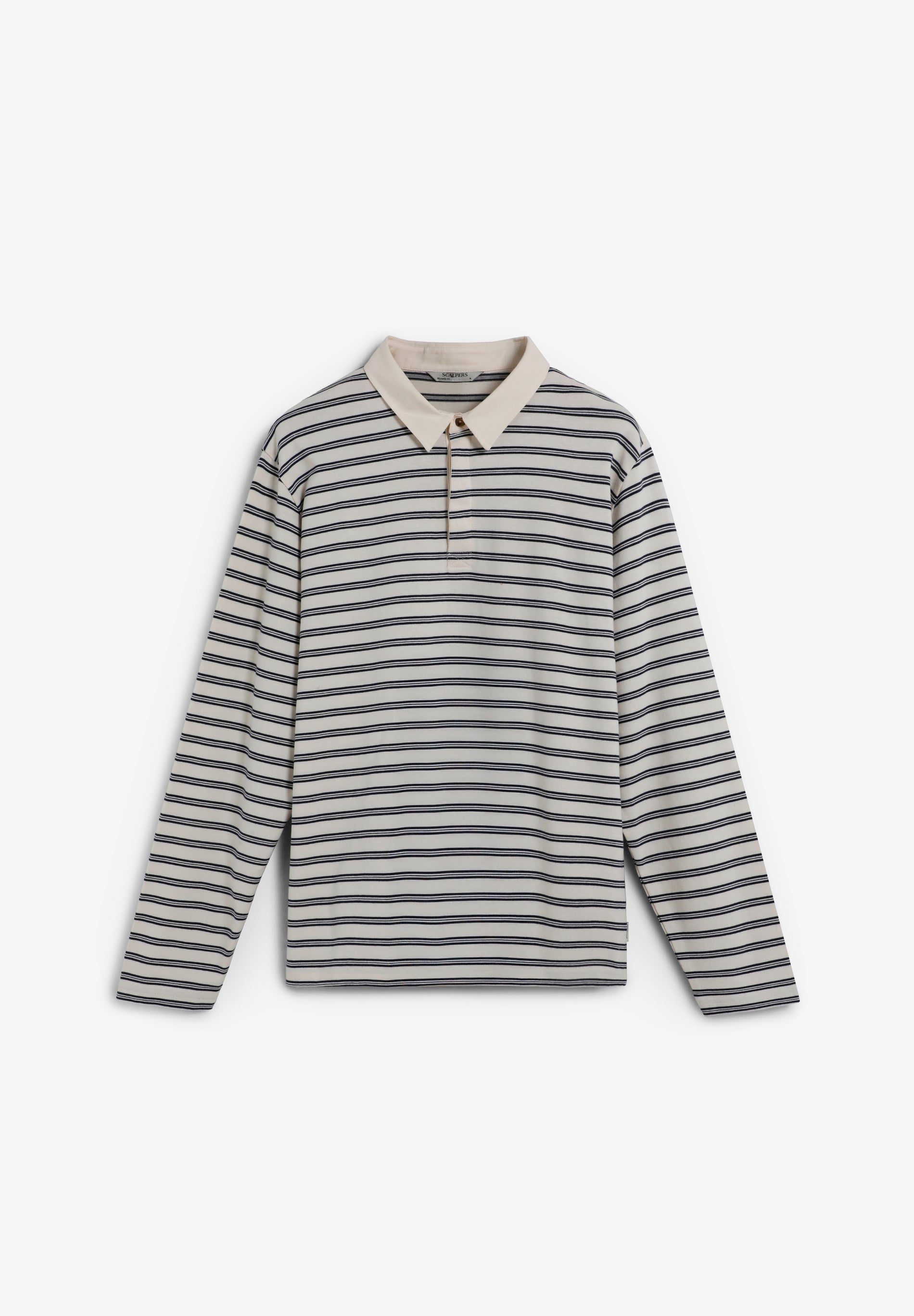 RELAXED PRINTED KNIT POLO SHIRT