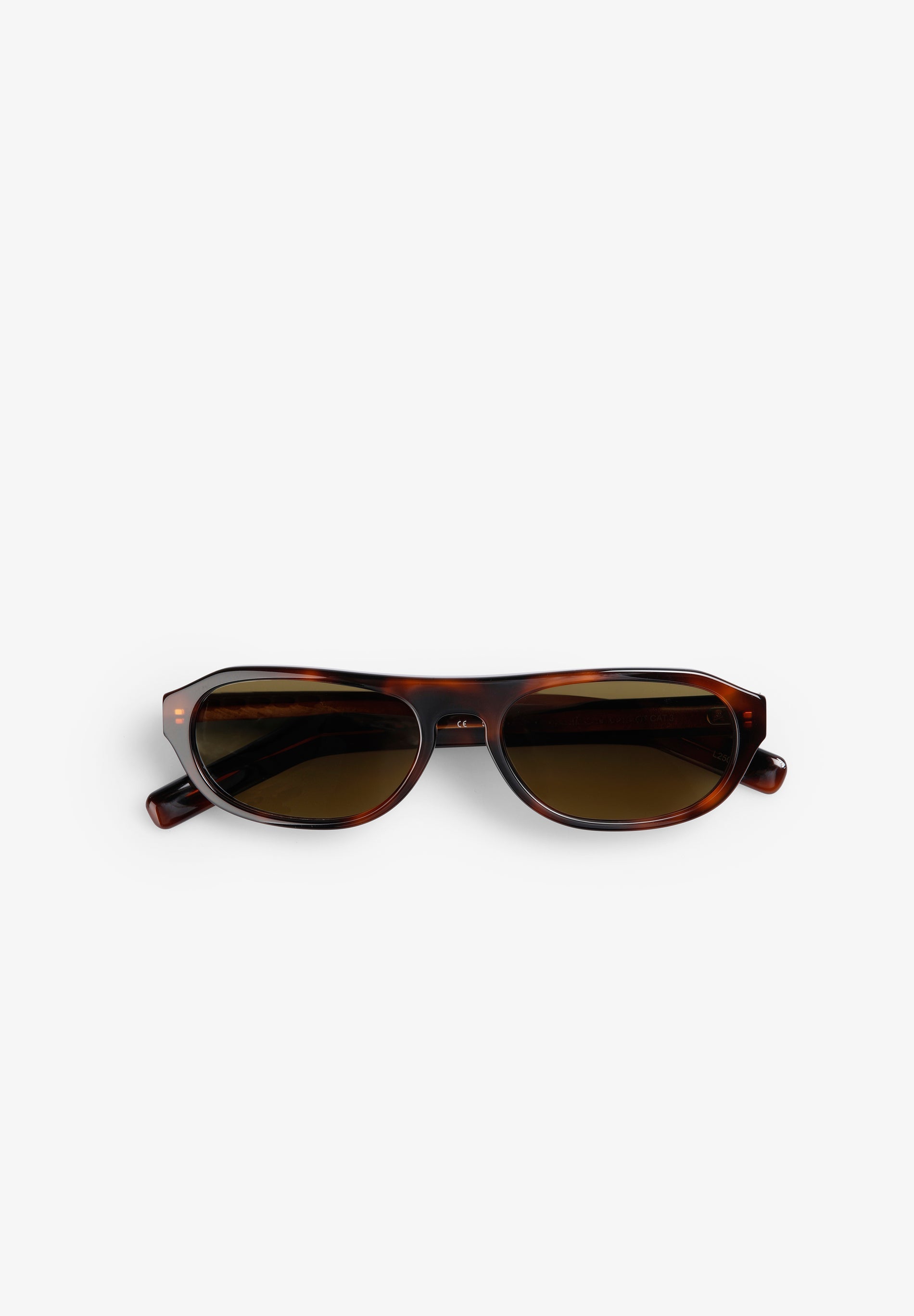 OVAL TORTOISESHELL SUNGLASSES