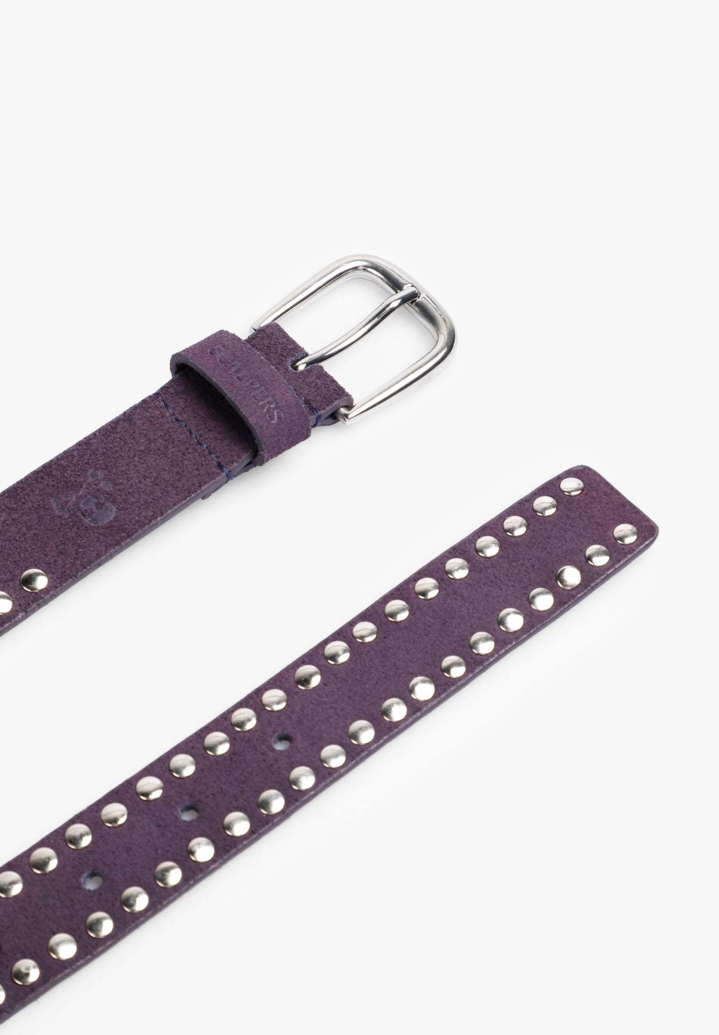 STUDDED SUEDE BELT