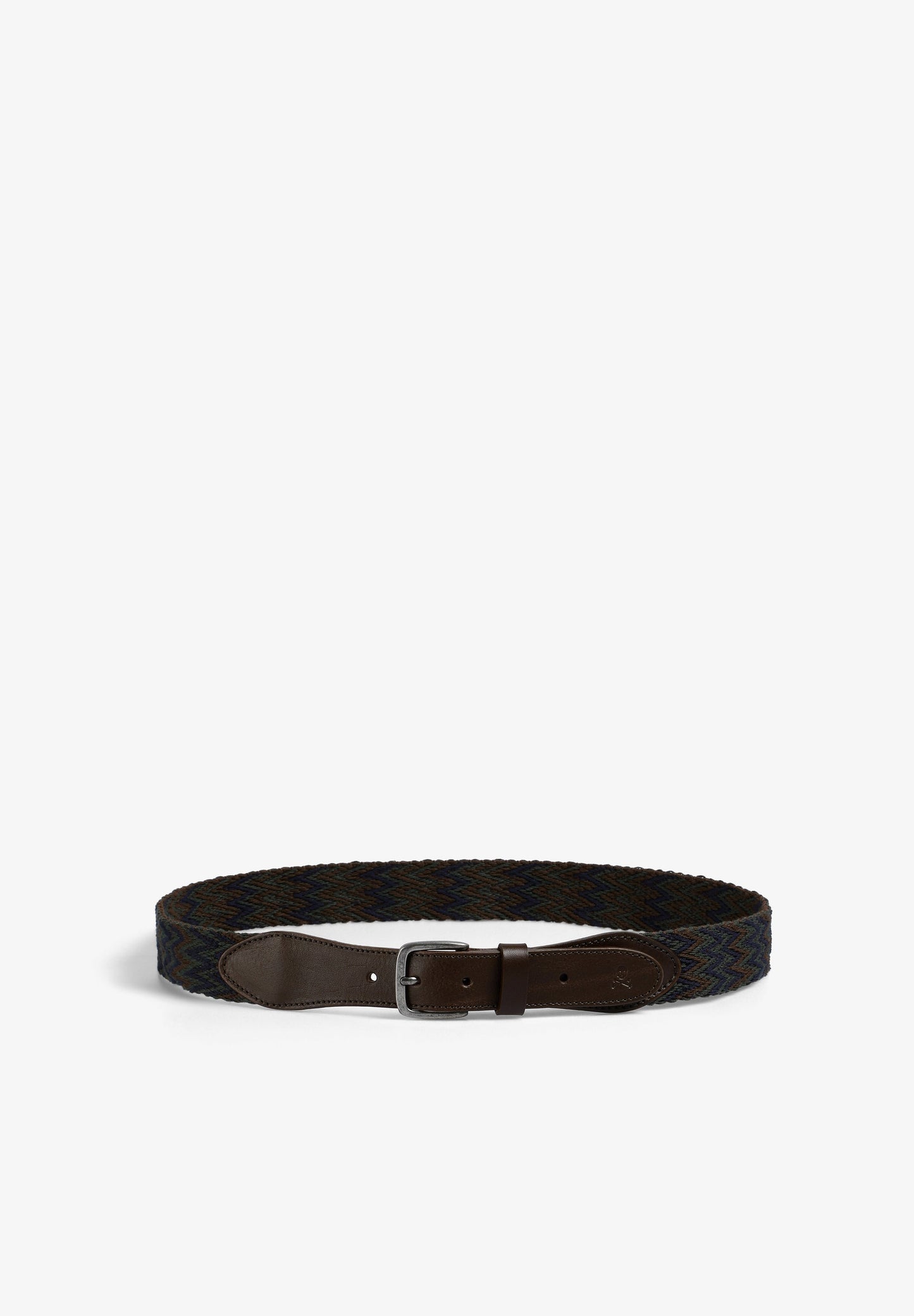 ZIG-ZAG SKULL LEATHER BELT