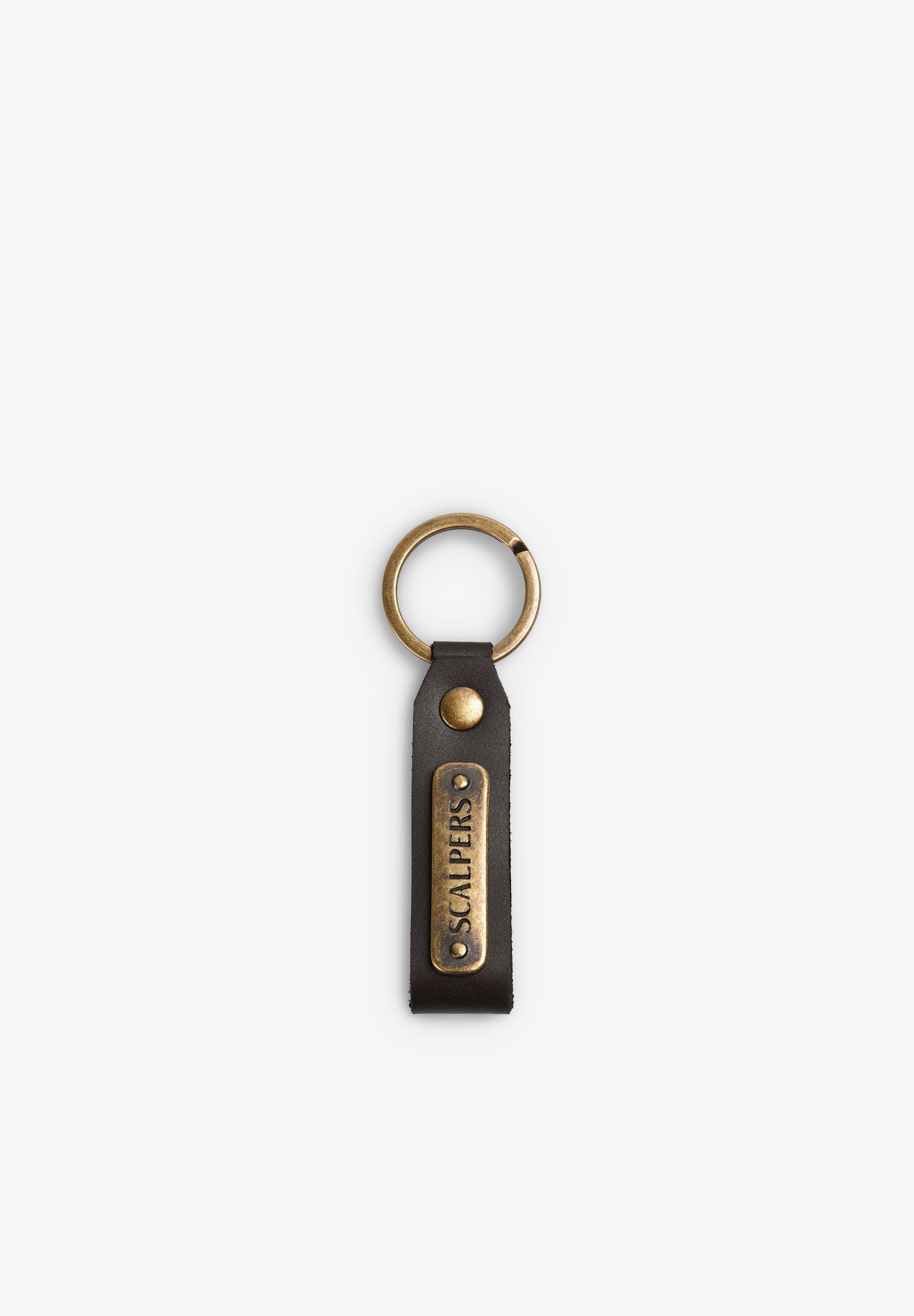 SCLEATHER METAL KEYCHAIN