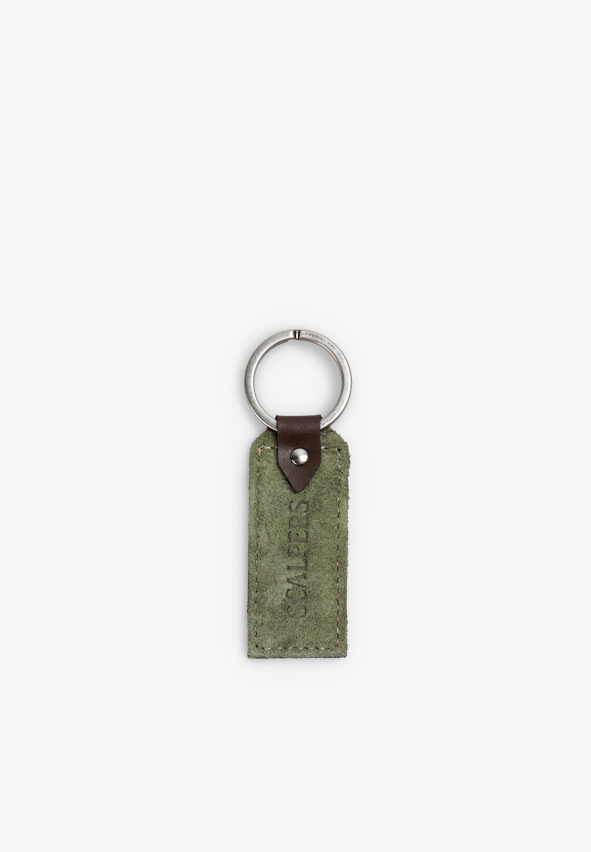100% LEATHER KEYCHAIN ENGRAVED WITH LOGO