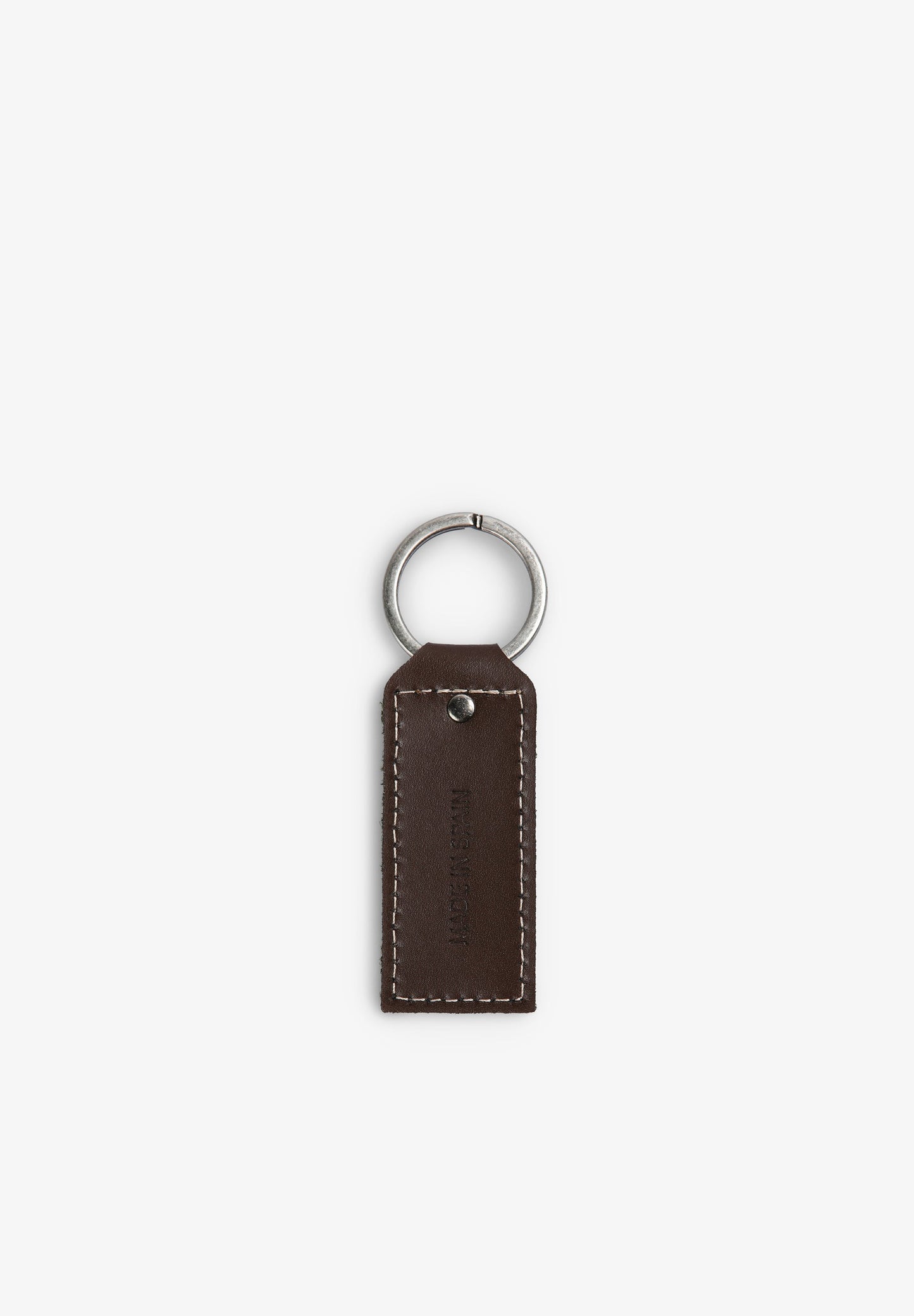 100% LEATHER KEYCHAIN ENGRAVED WITH LOGO