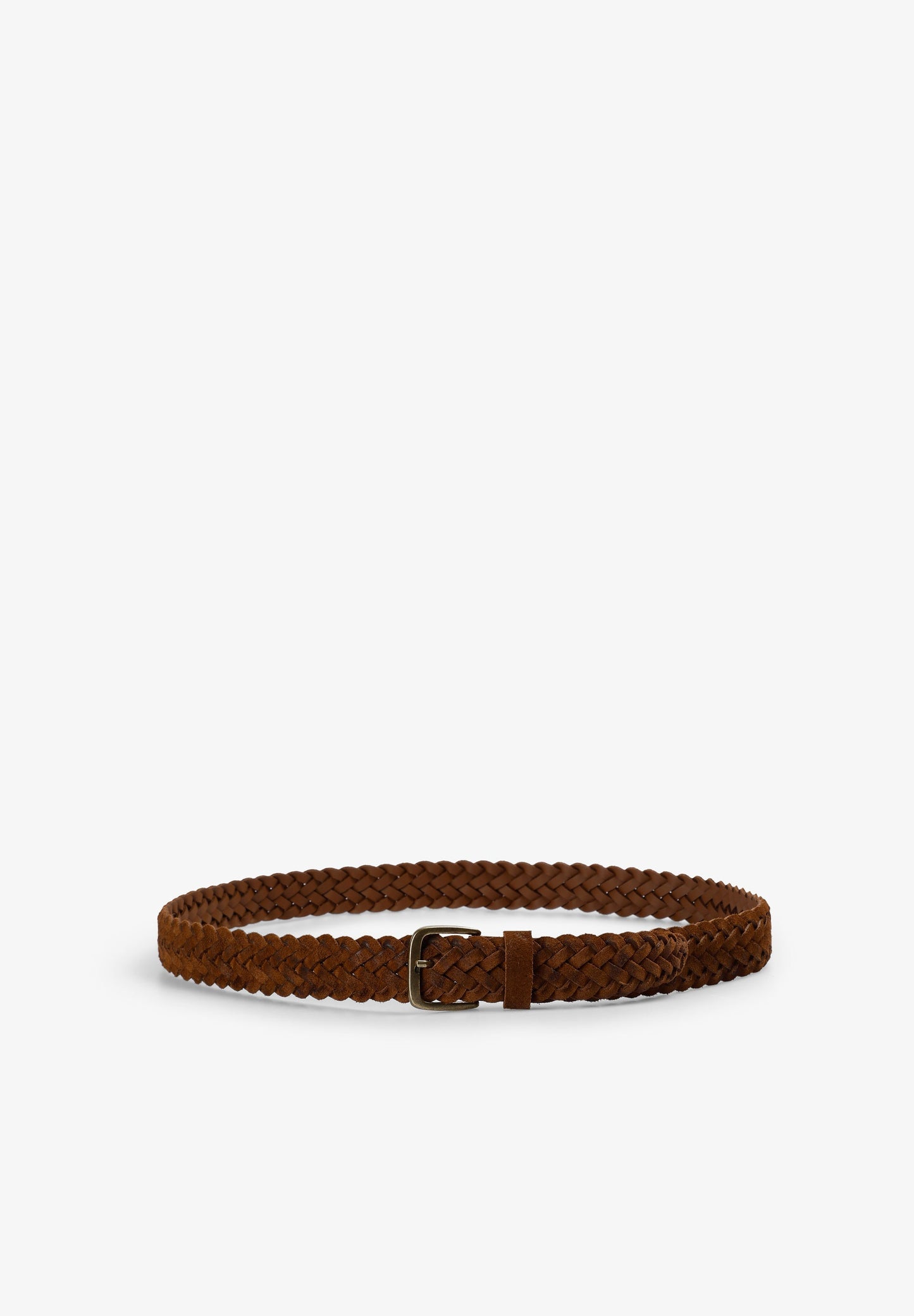 BRAIDED SUEDE BELT