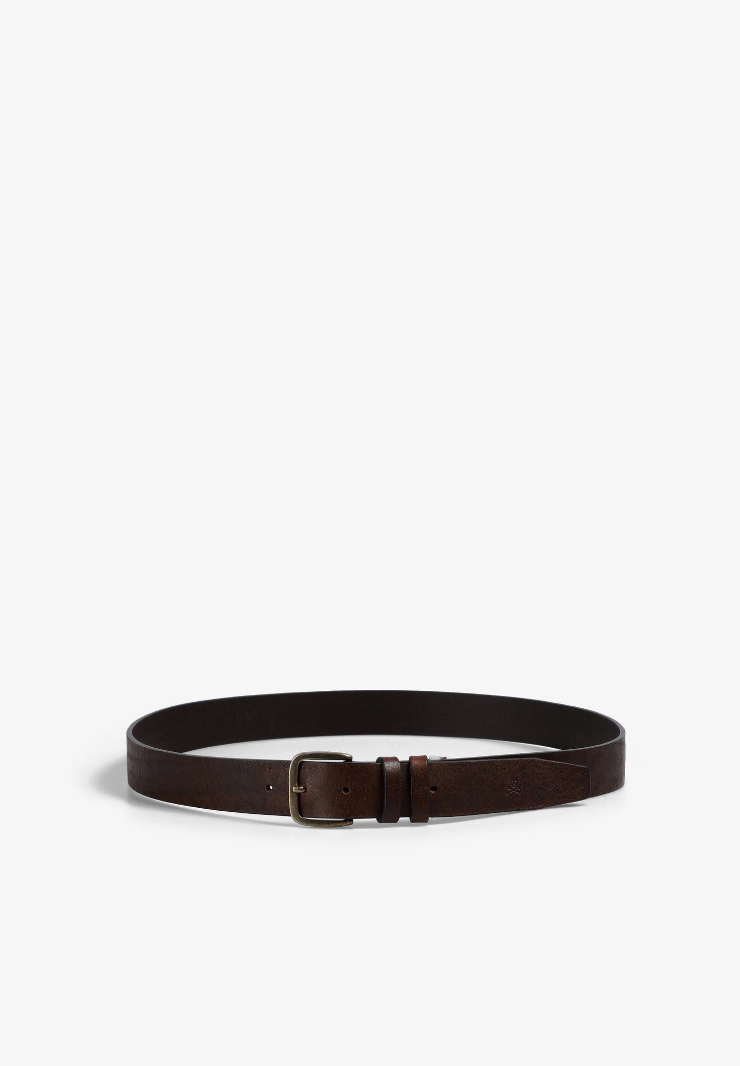 LEATHER BELT WITH SKULL
