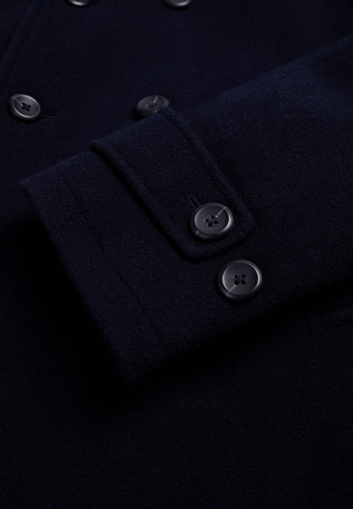 DOUBLE BREASTED WOOL COAT