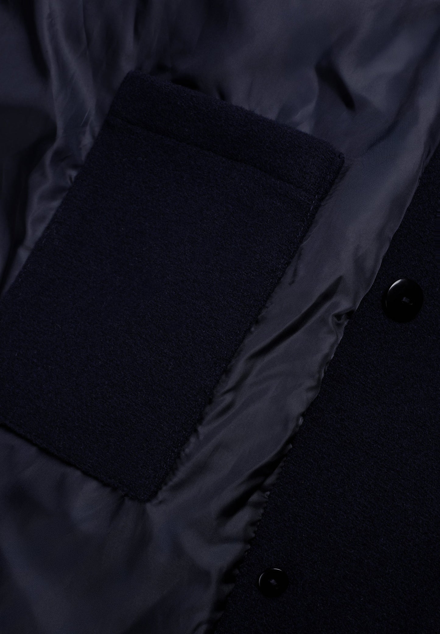 DOUBLE BREASTED WOOL COAT