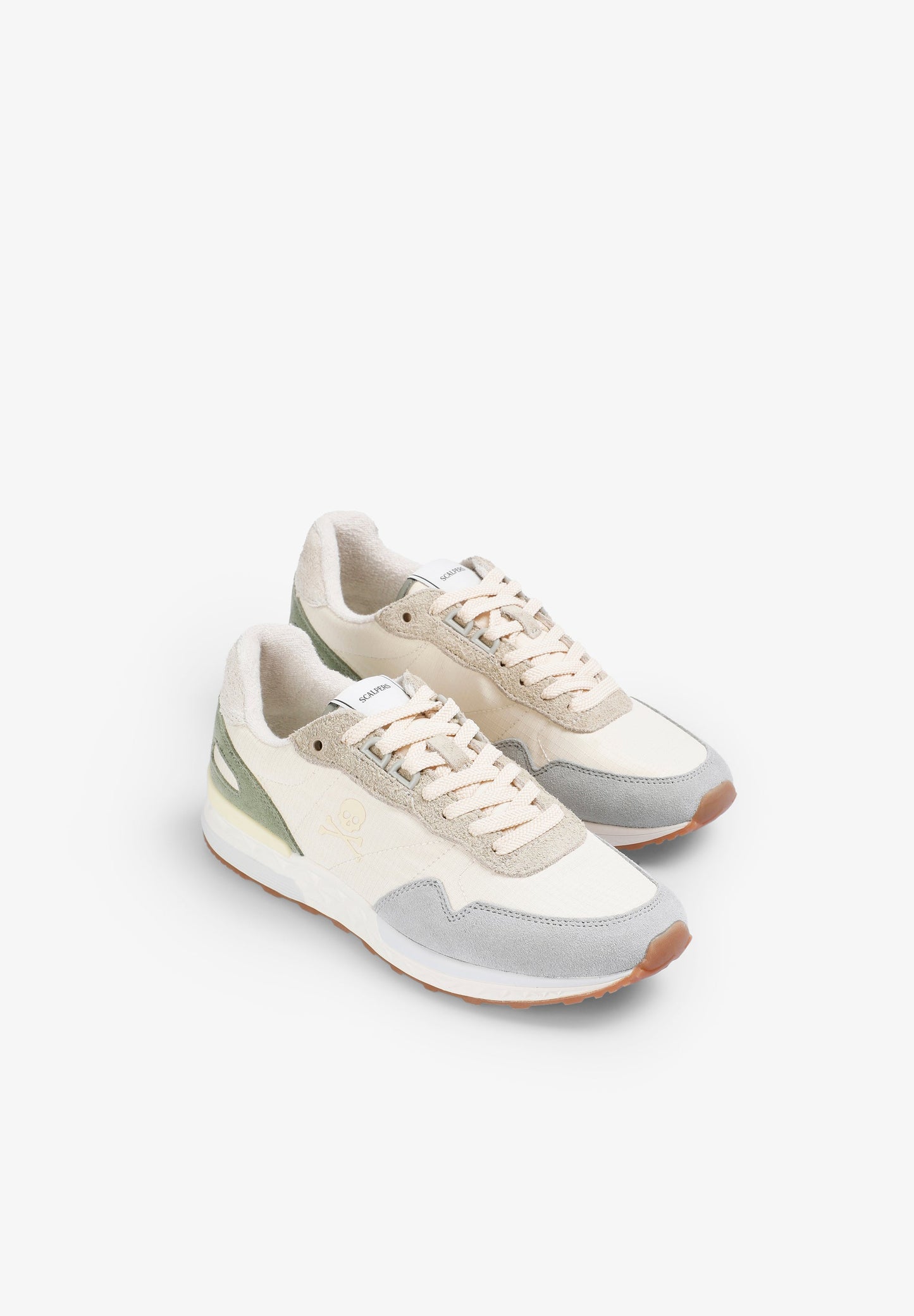 SUEDE SNEAKERS WITH SKULL