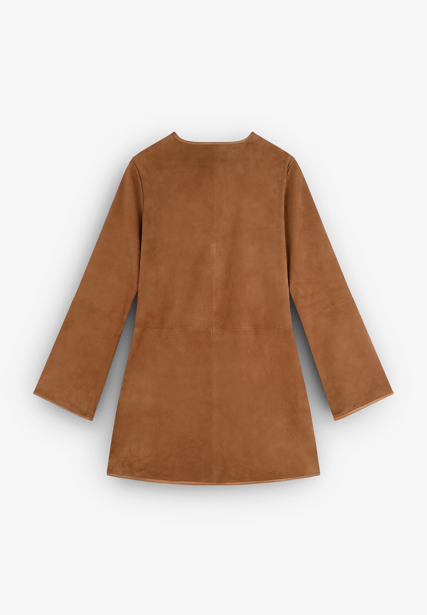 SUÈDE LEREN MINI-JURK