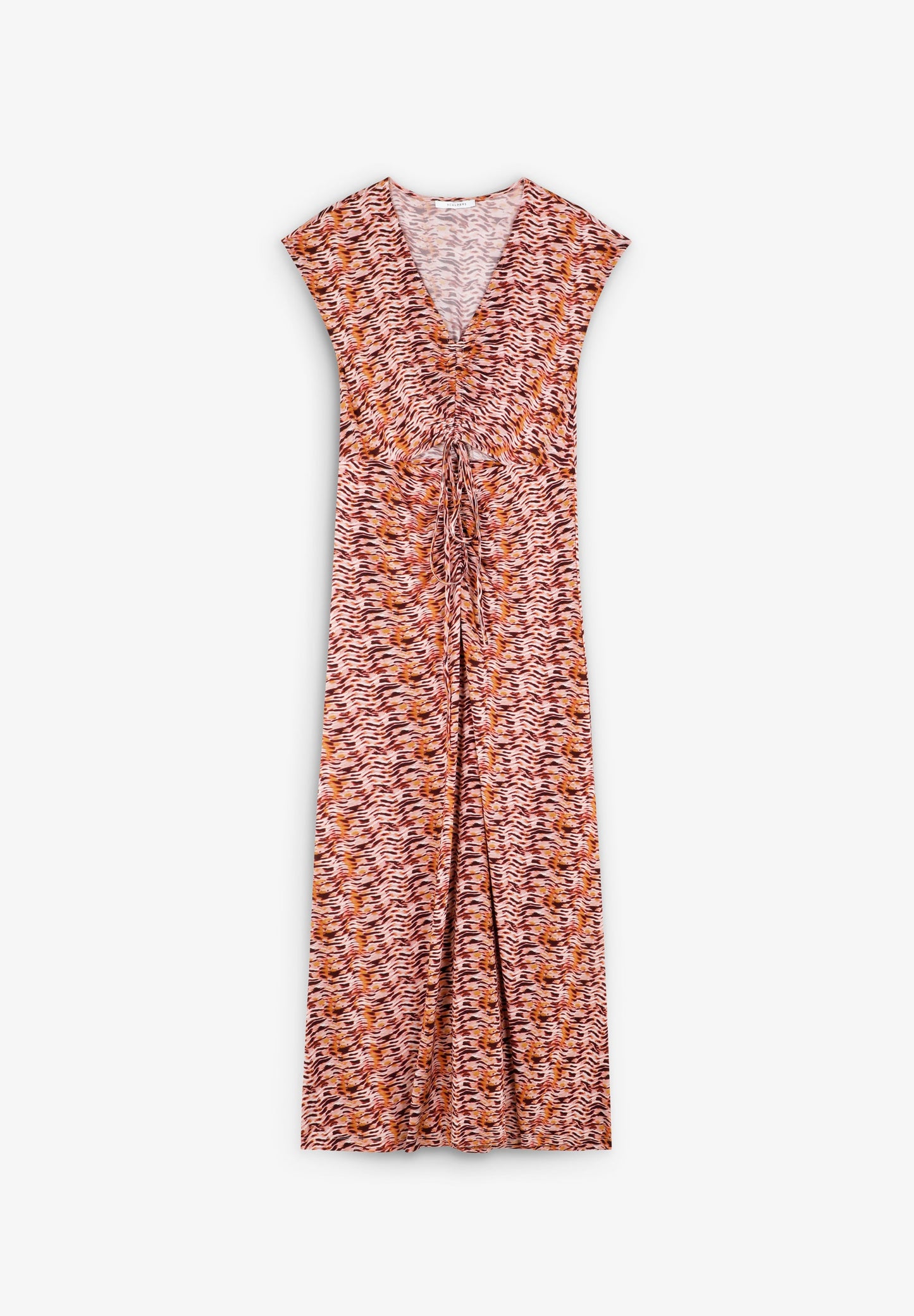 PRINTED CUT-OUT DRESS