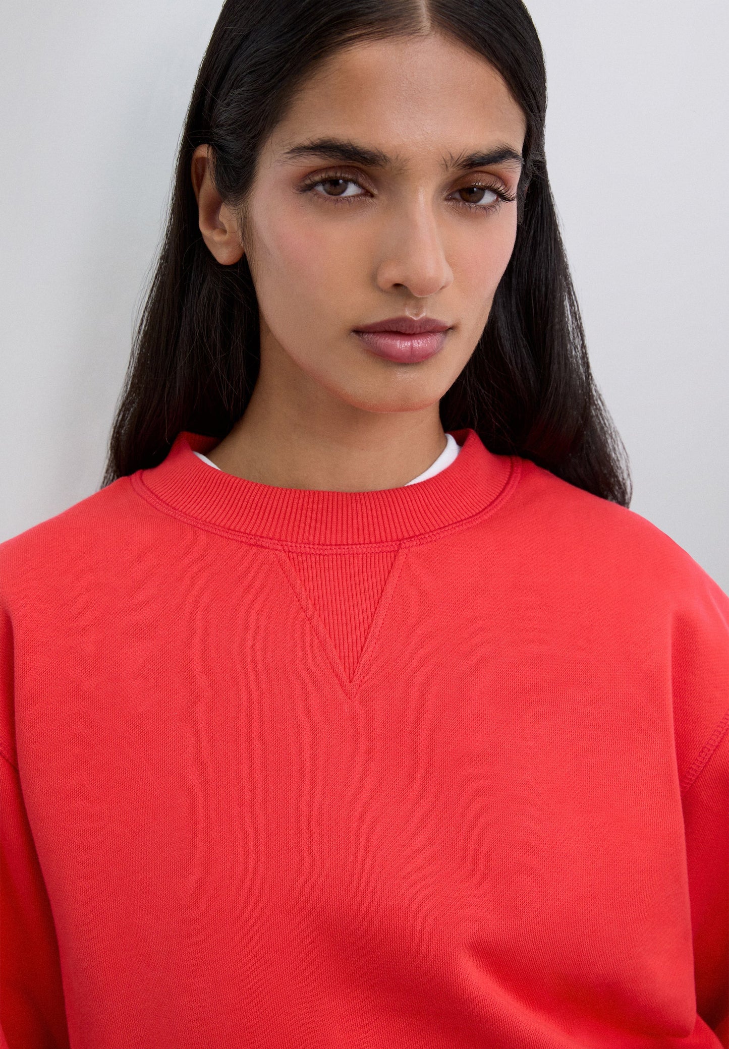 SWEATSHIRT WITH GLITTER SKULL ON THE BACK