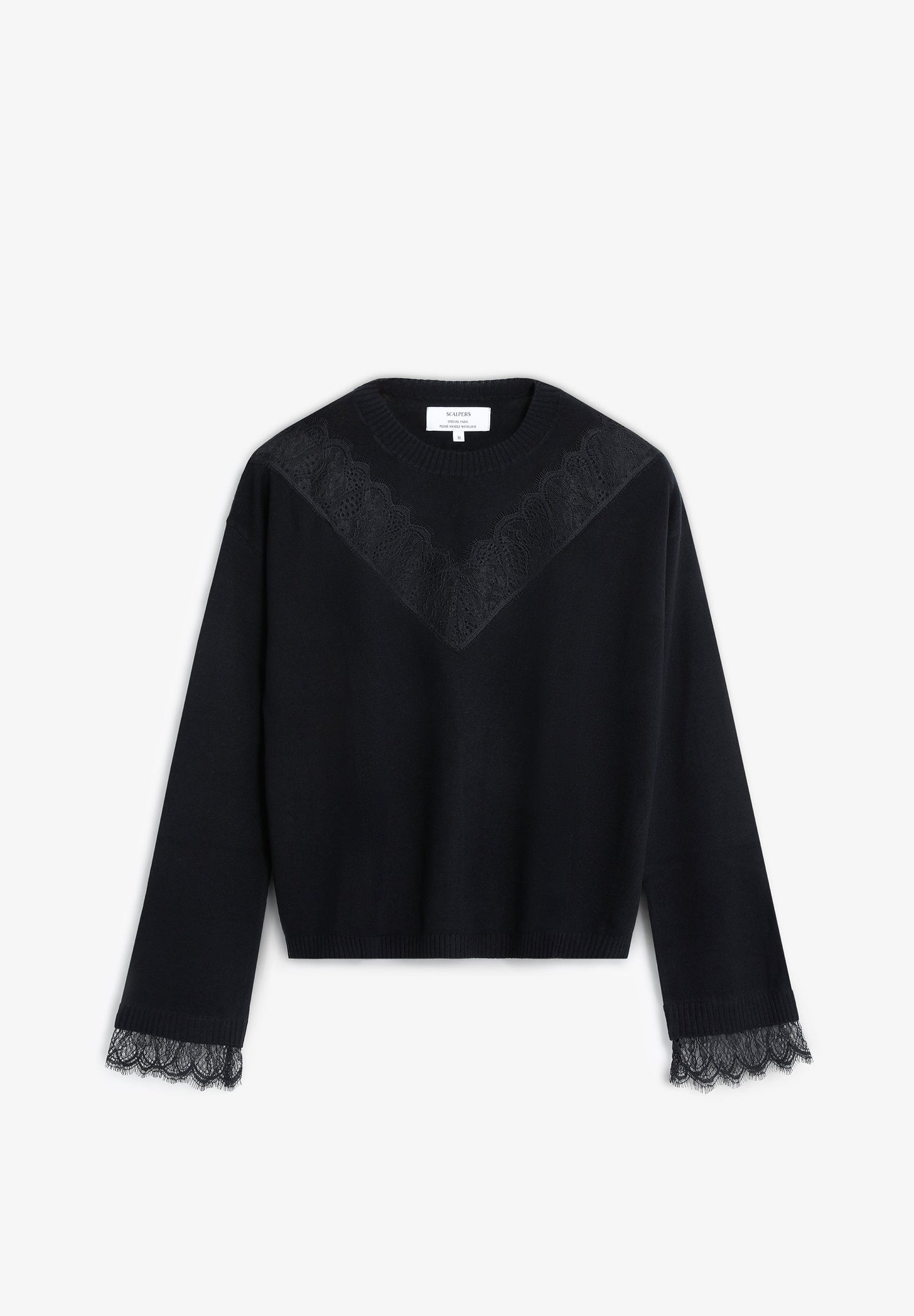 LACE DETAIL SWEATER