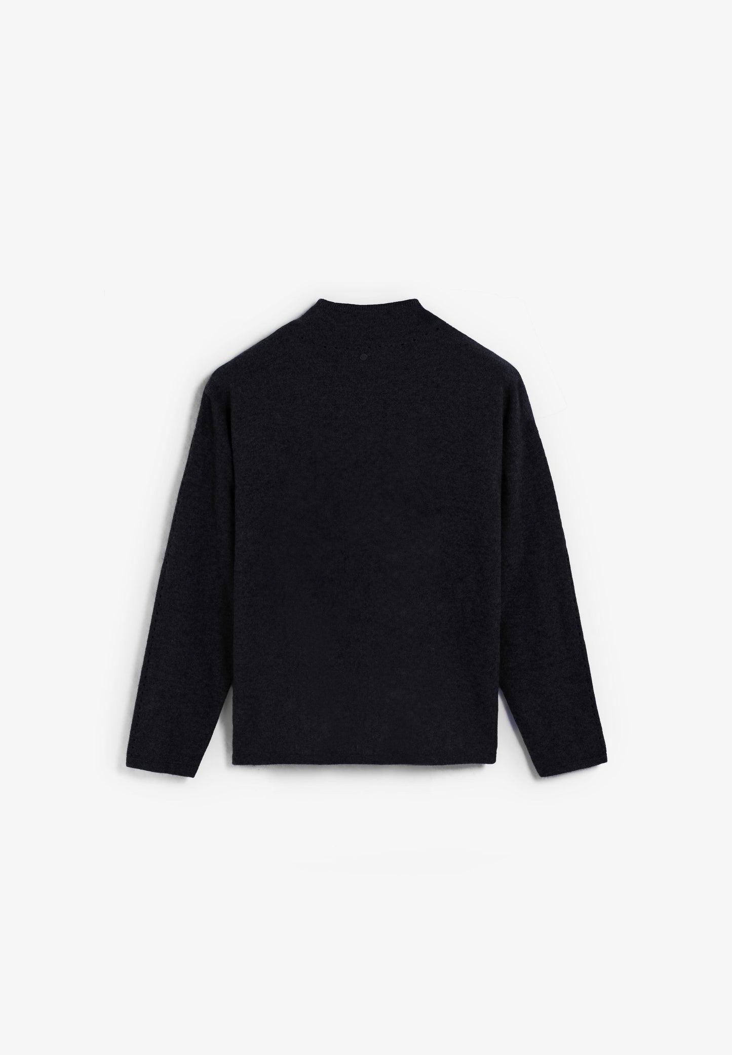 WOOL BLEND HIGH NECK SWEATER