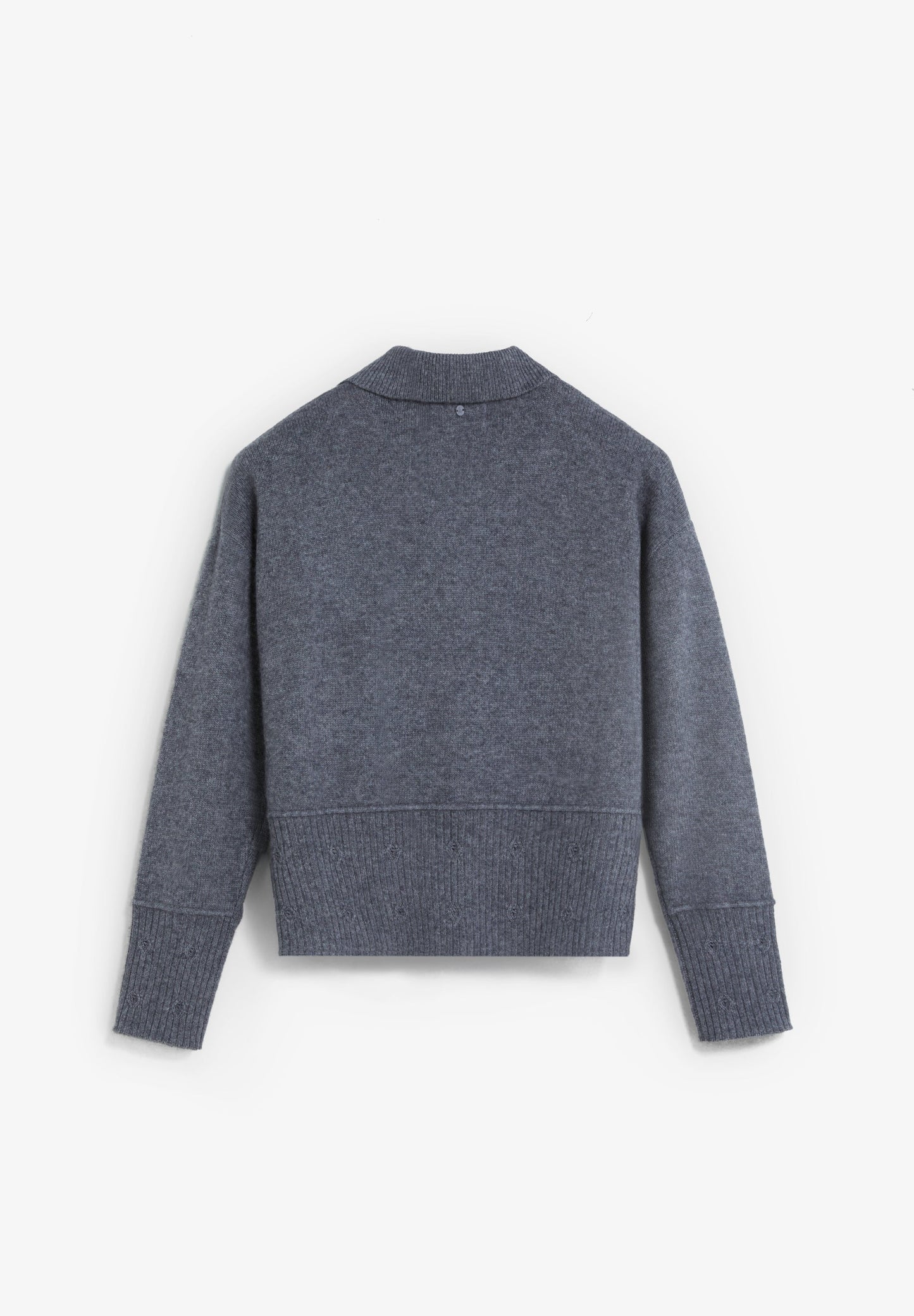 POLO JUMPER WITH EMBOSSED DETAILS