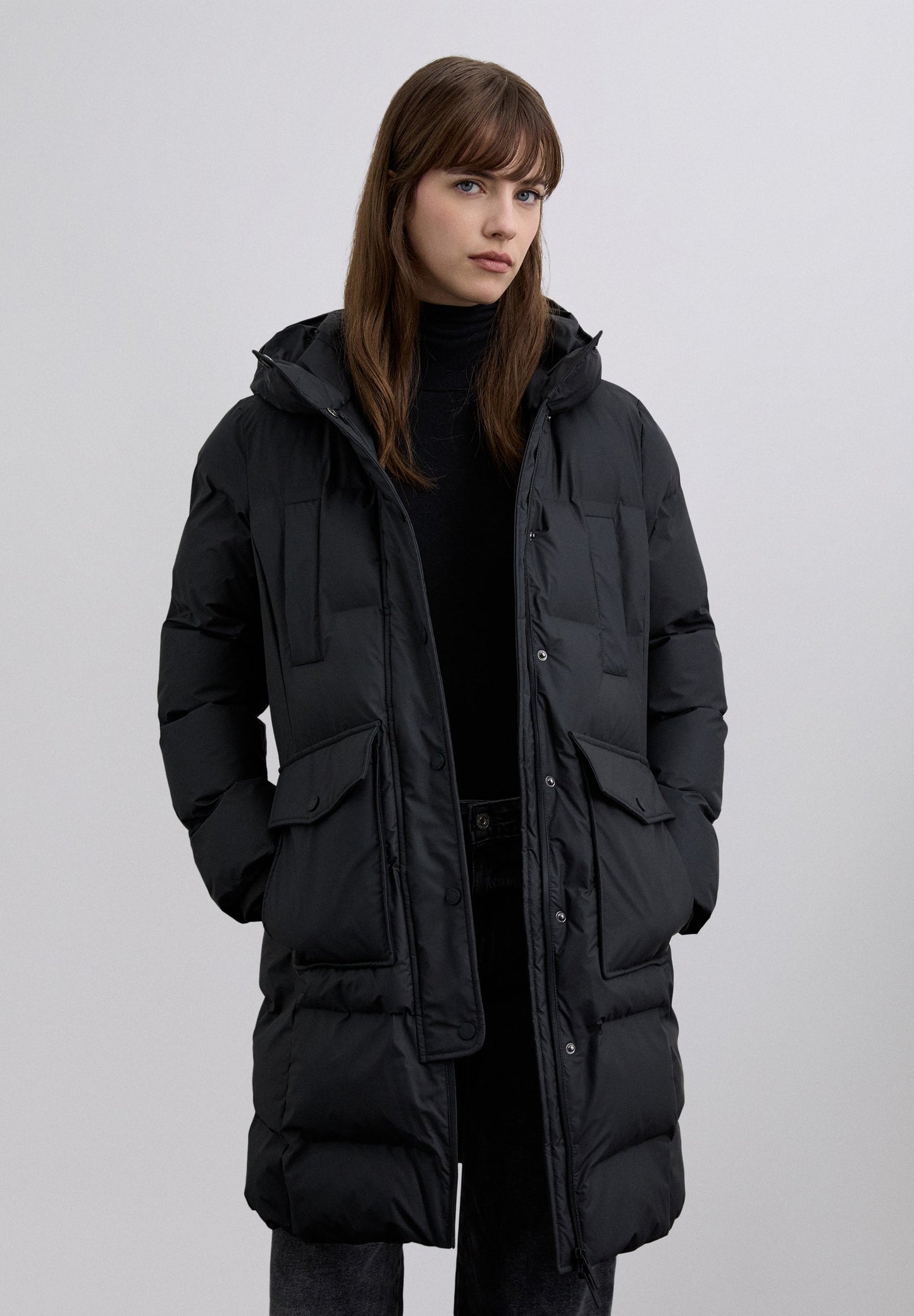 PADDED THREE QUARTER LENGTH COAT