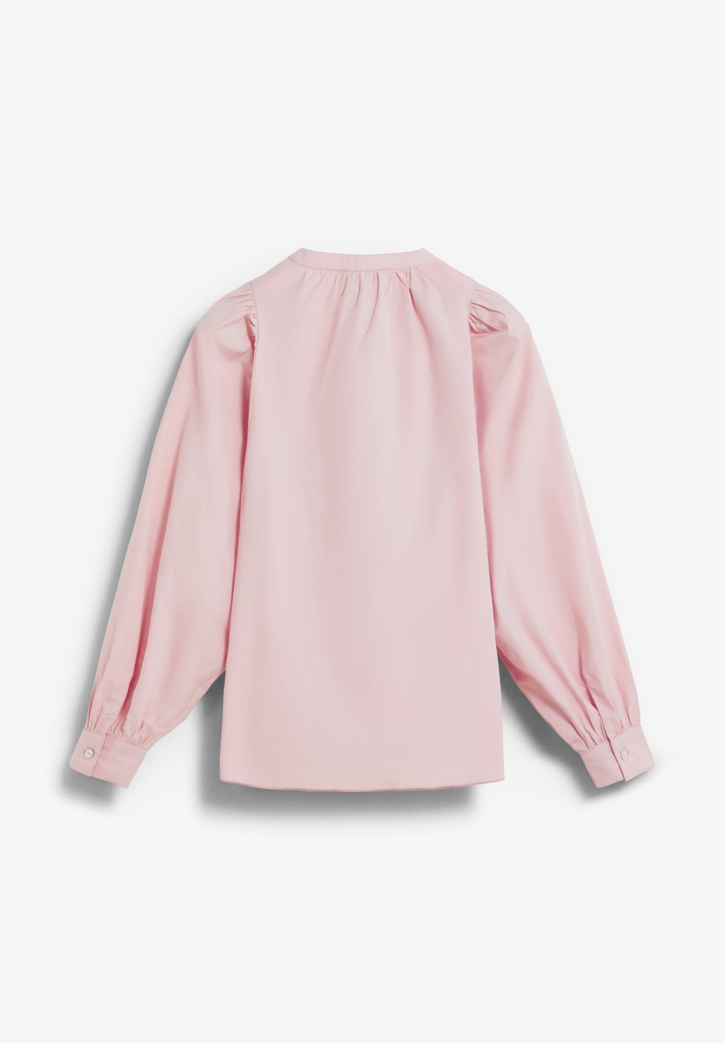 POPLIN PUFF SLEEVE SHIRT